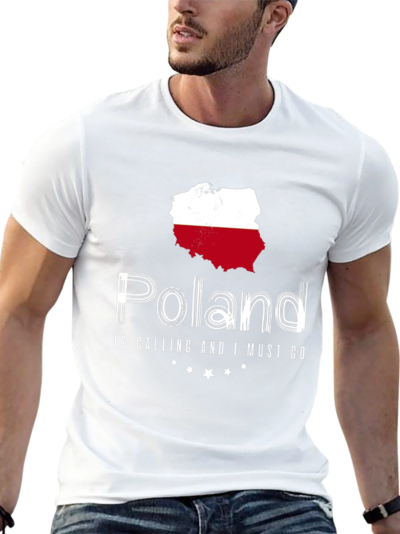 Poland Calling T-Shirt - Black Cotton Tee
