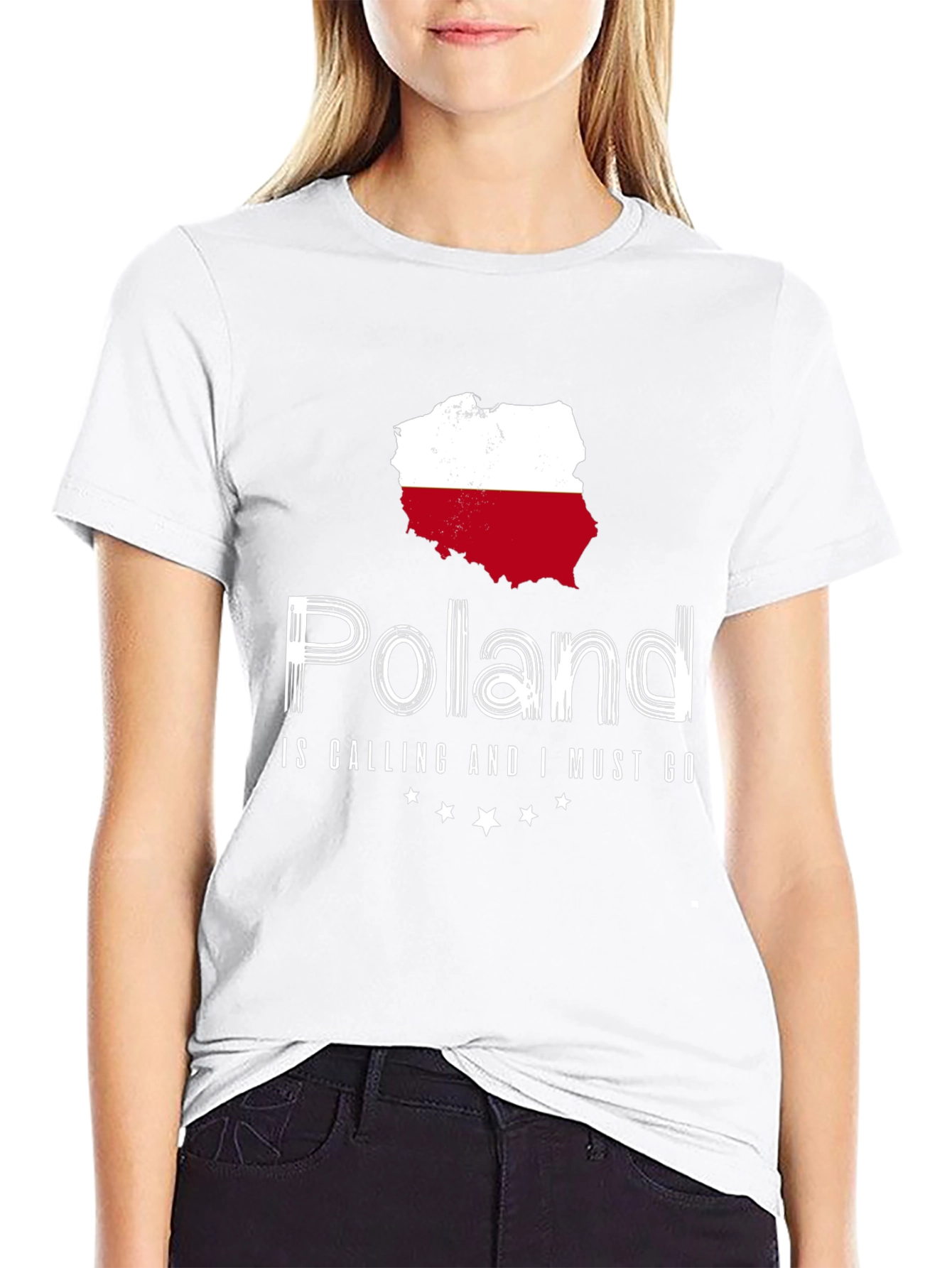 Poland Calling T-Shirt - Black Cotton Tee
