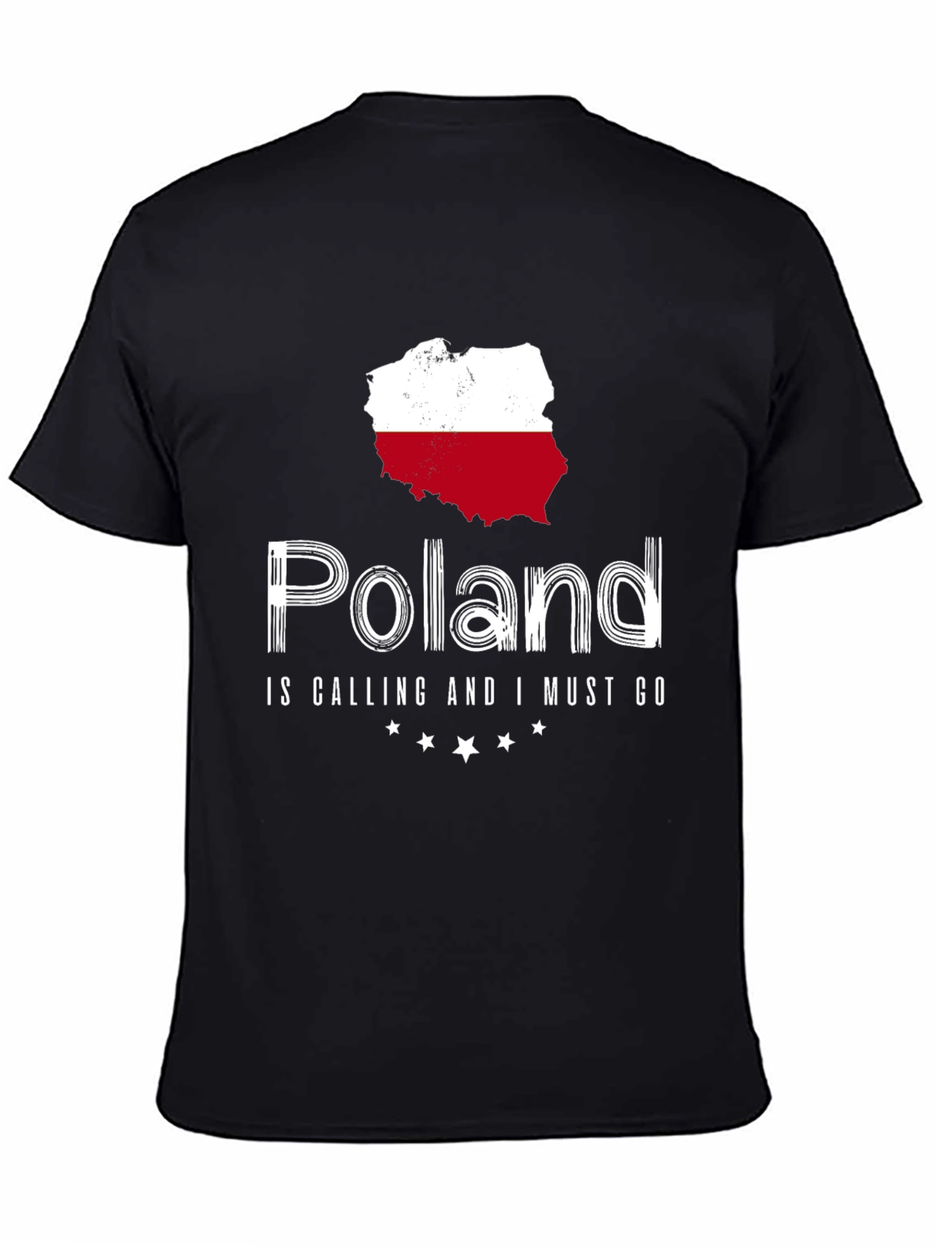 Poland Calling T-Shirt - Black Cotton Tee