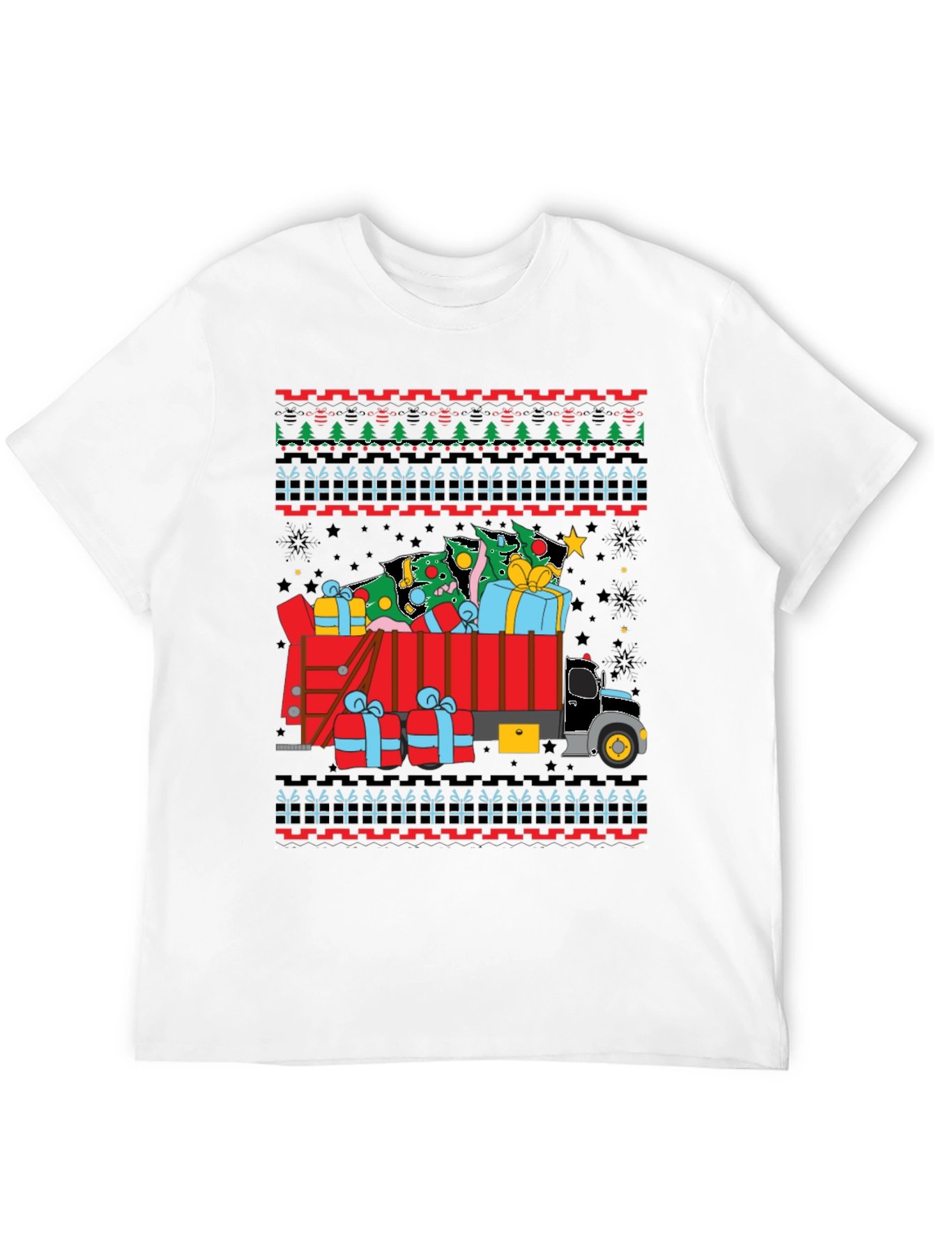 Ugly Christmas Truck Tree T-Shirt