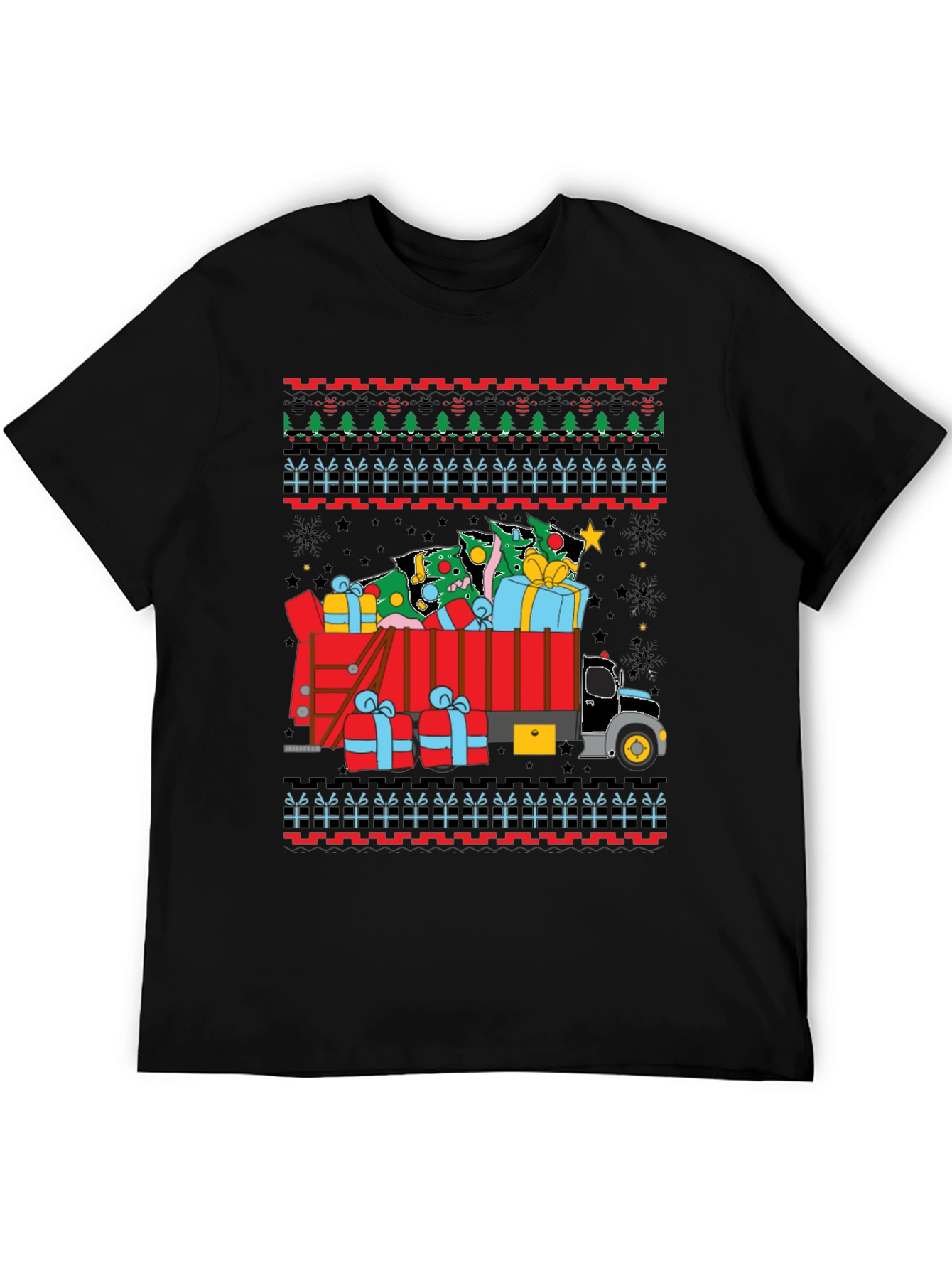 Ugly Christmas Truck Tree T-Shirt