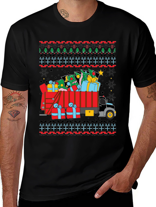 Ugly Christmas Truck Tree T-Shirt