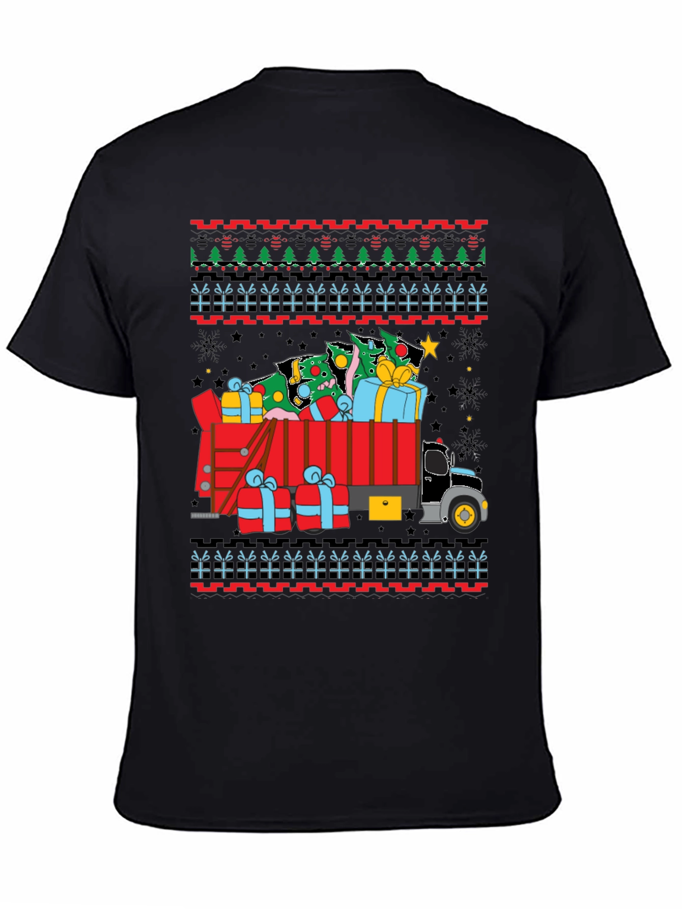 Ugly Christmas Truck Tree T-Shirt