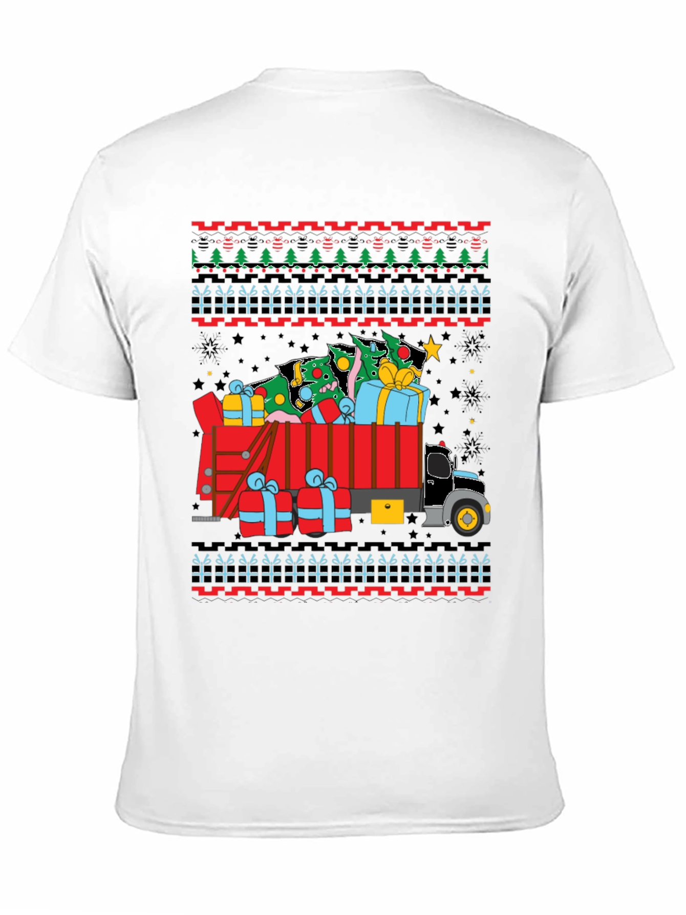 Ugly Christmas Truck Tree T-Shirt