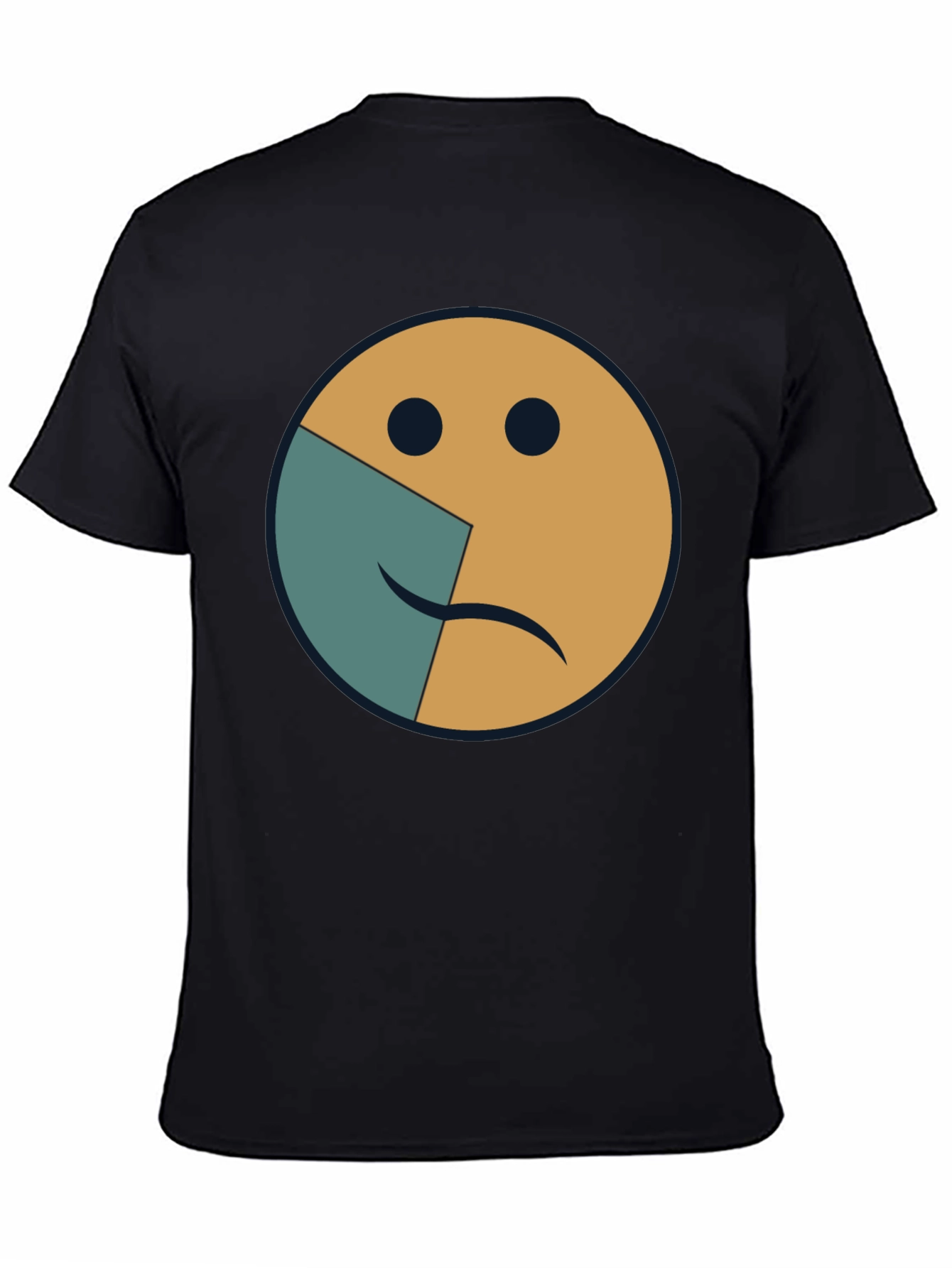 Two-Faced Emoji Graphic Tee - Express Yourself!