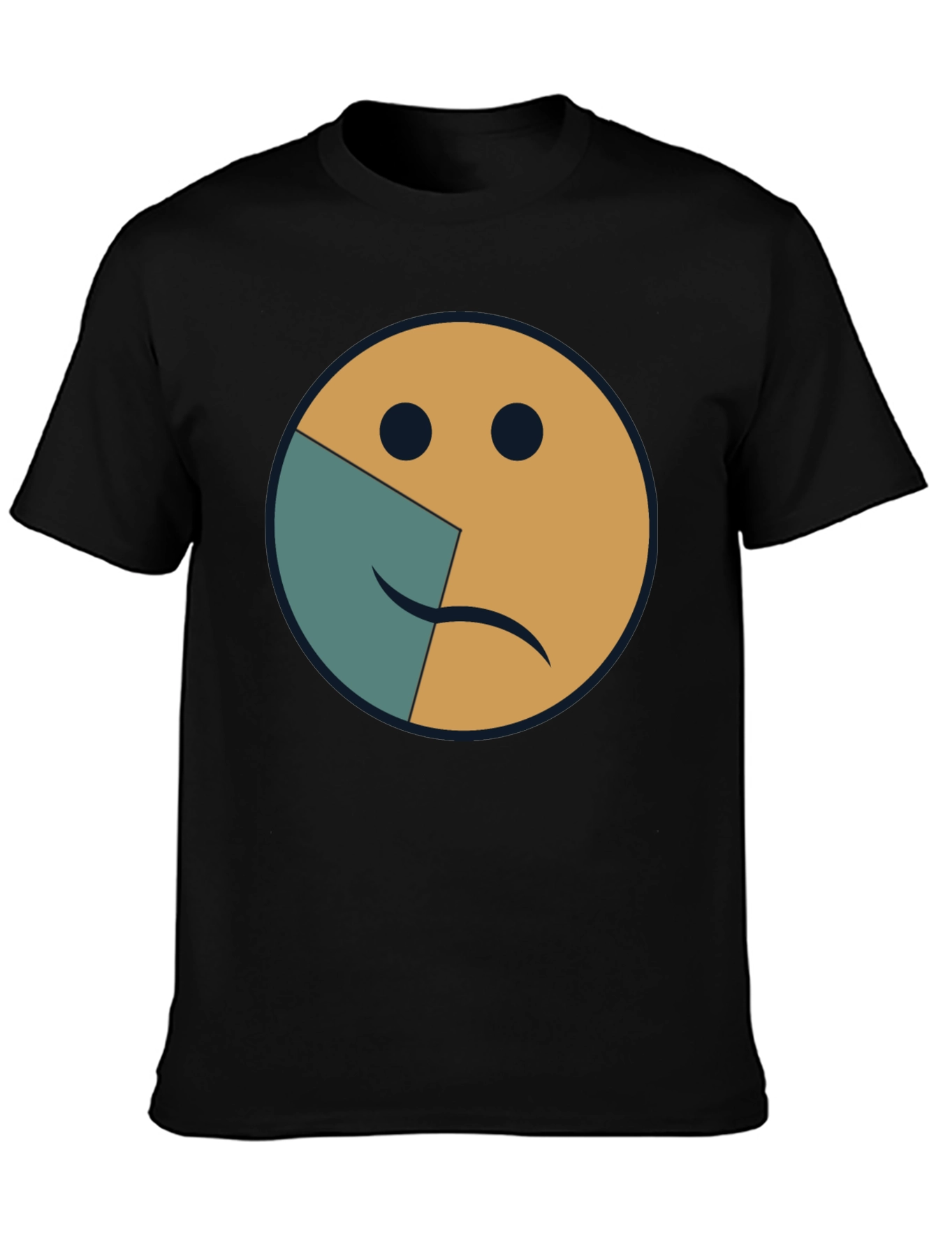 Two-Faced Emoji Graphic Tee - Express Yourself!