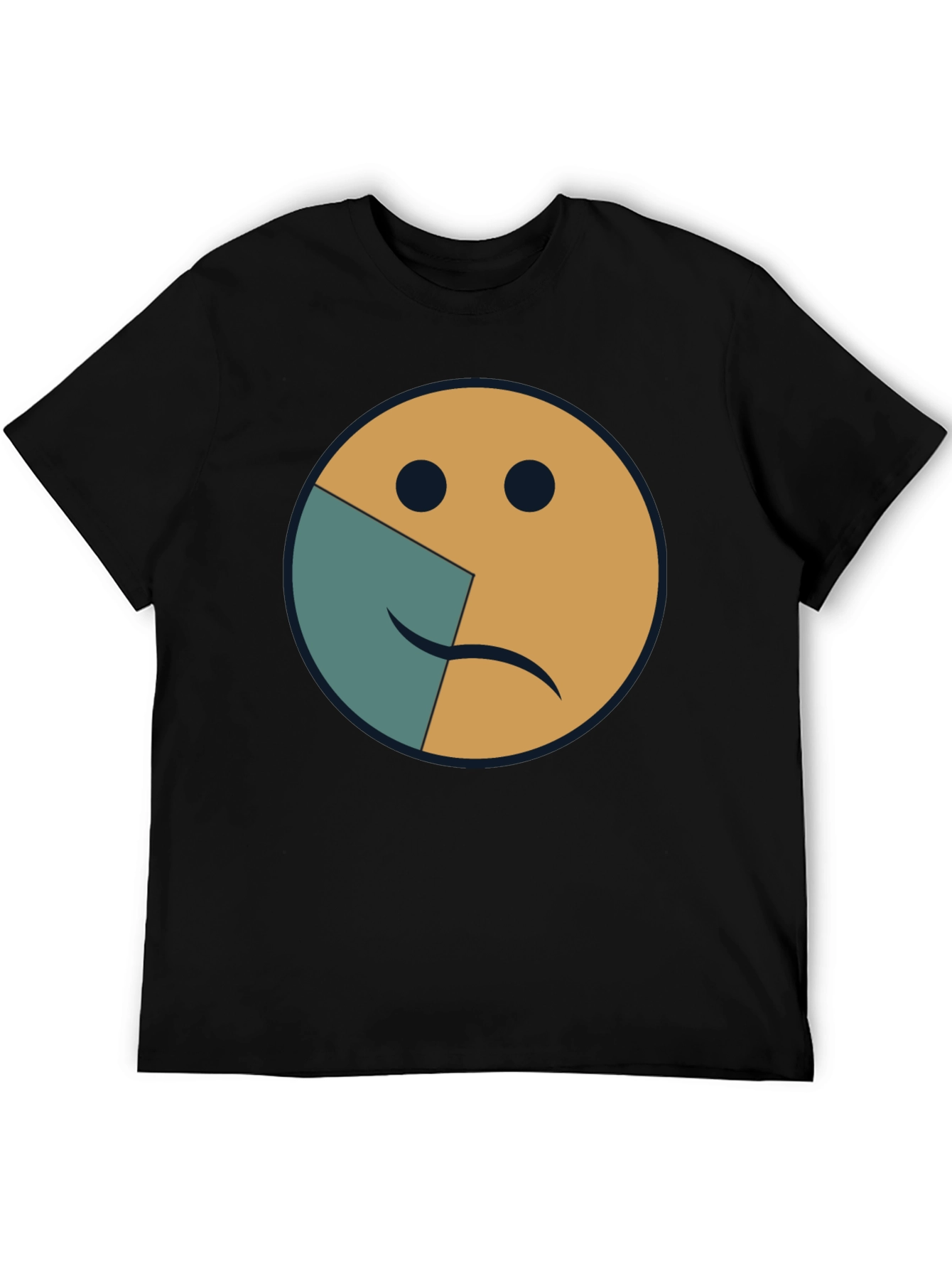Two-Faced Emoji Graphic Tee - Express Yourself!