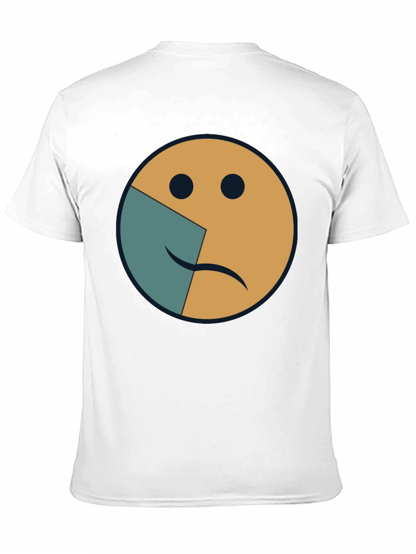 Two-Faced Emoji Graphic Tee - Express Yourself!