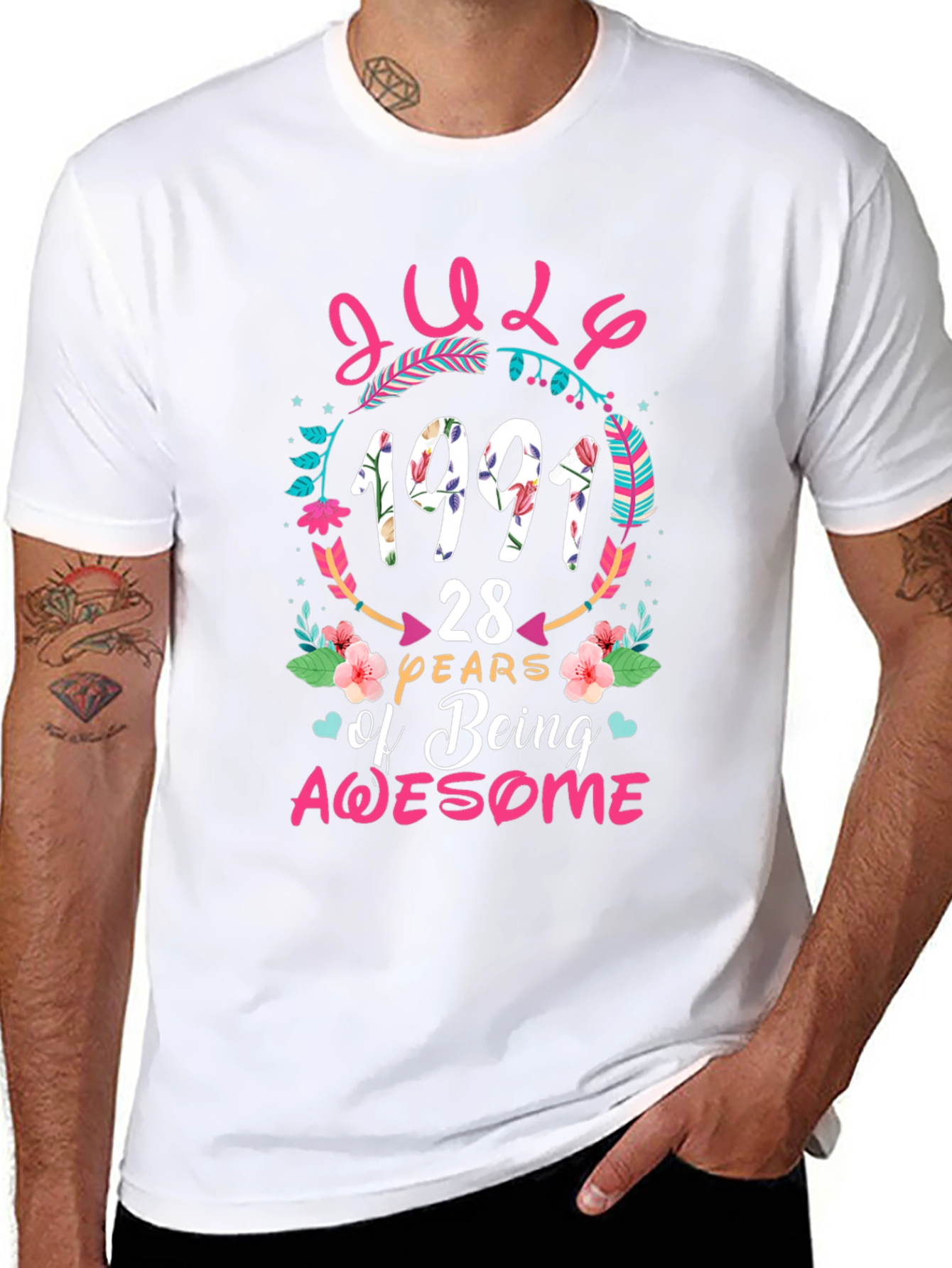 July 1991 Birthday T-Shirt