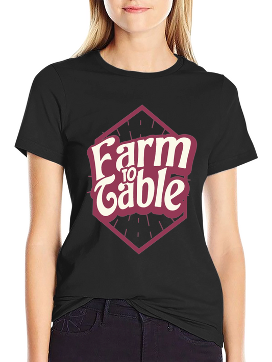 Farm to Table Graphic Tee - Eco-Friendly Cotton