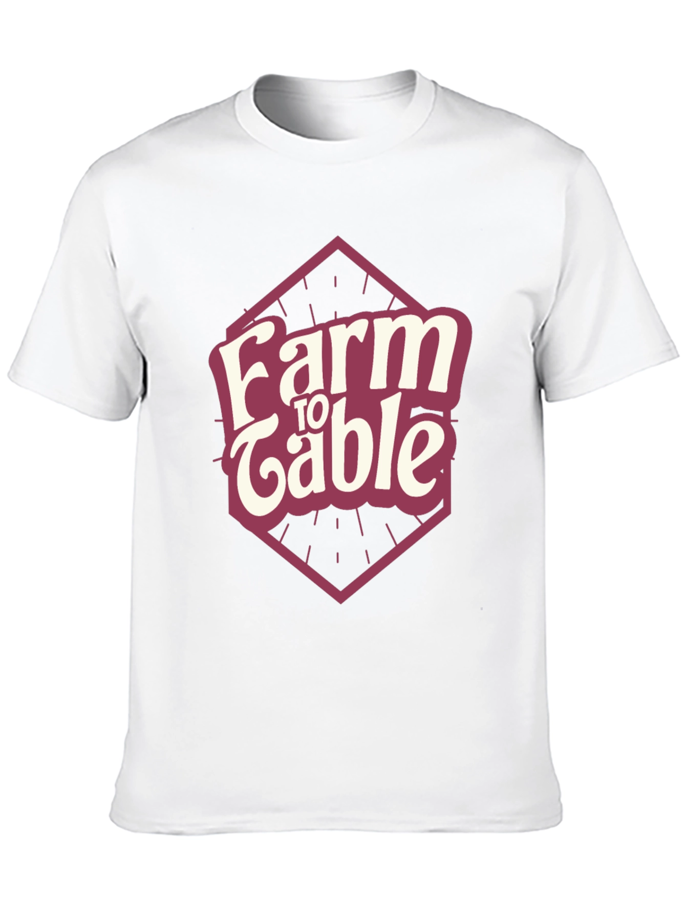 Farm to Table Graphic Tee - Eco-Friendly Cotton
