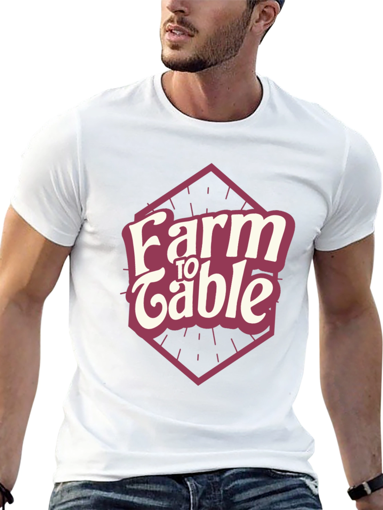 Farm to Table Graphic Tee - Eco-Friendly Cotton