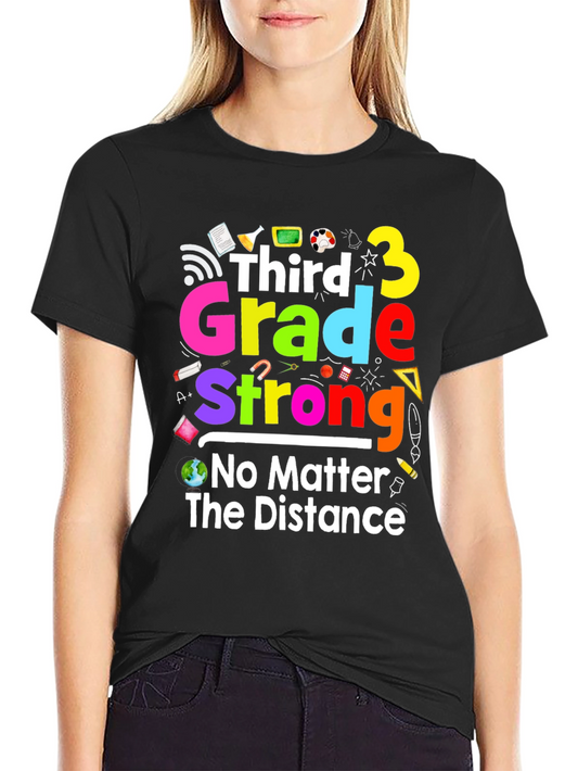 Third Grade Strong T-Shirt - Back to School Tee