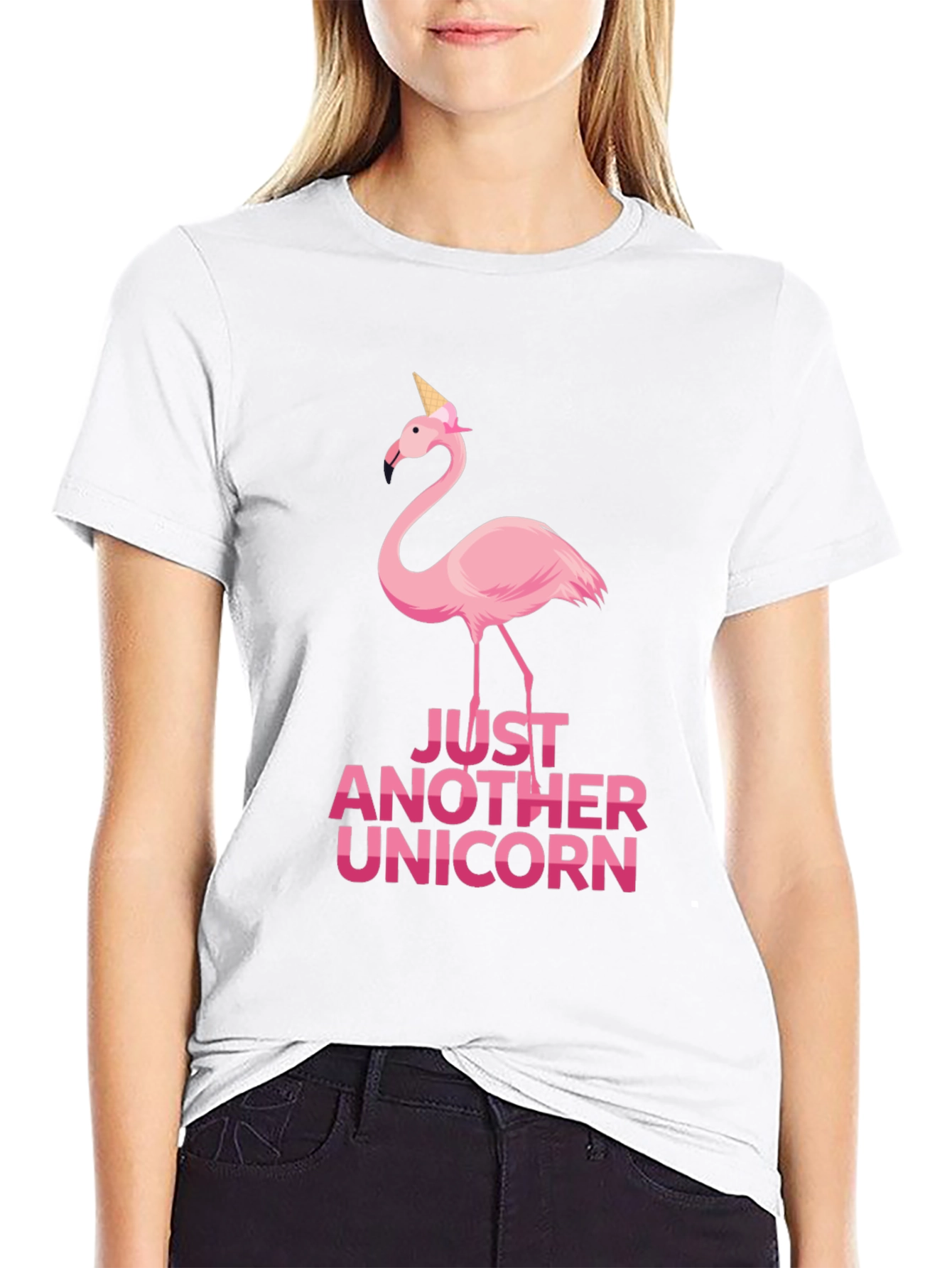 Just Another Unicorn Funny Flamingo T-Shirt