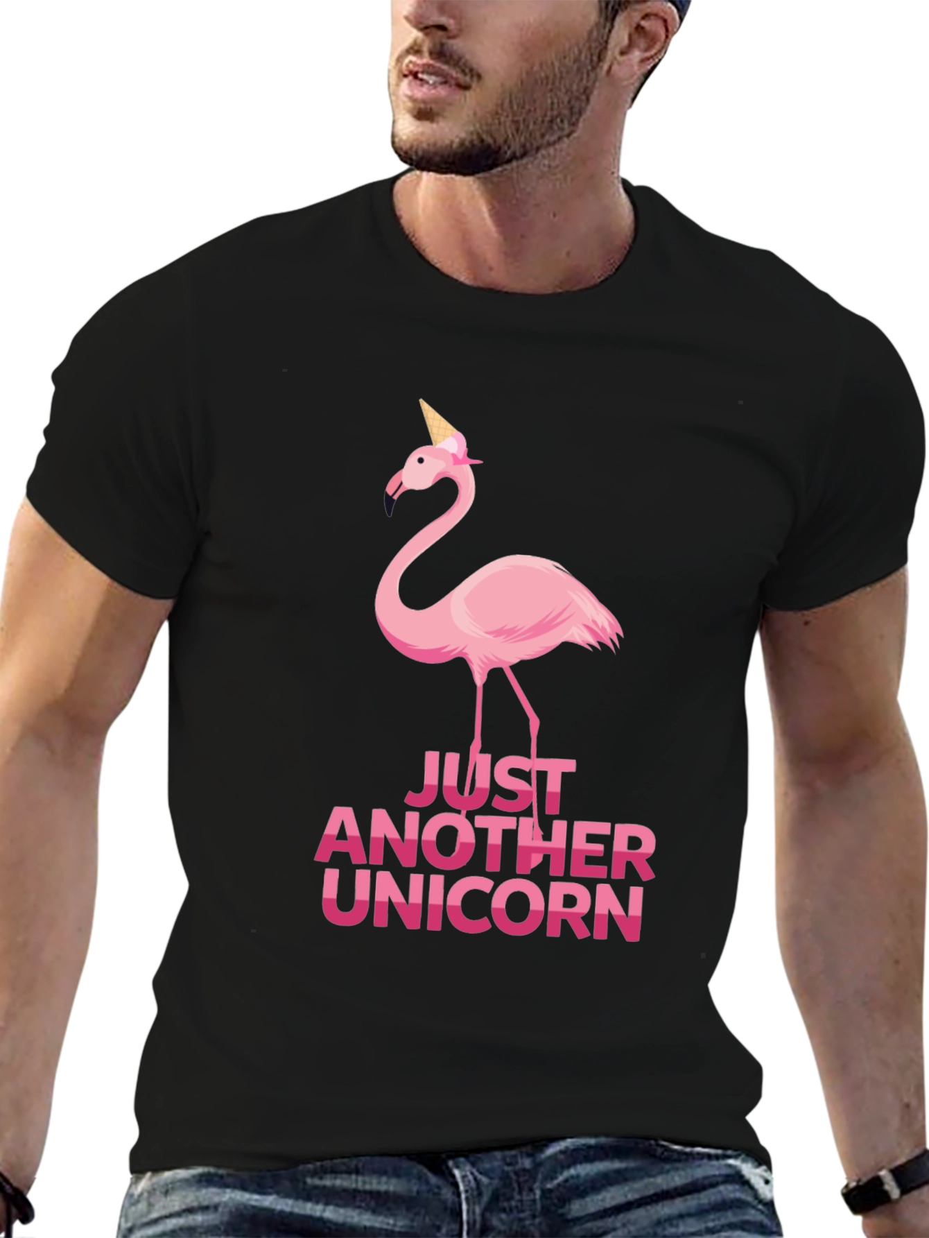 Just Another Unicorn Funny Flamingo T-Shirt