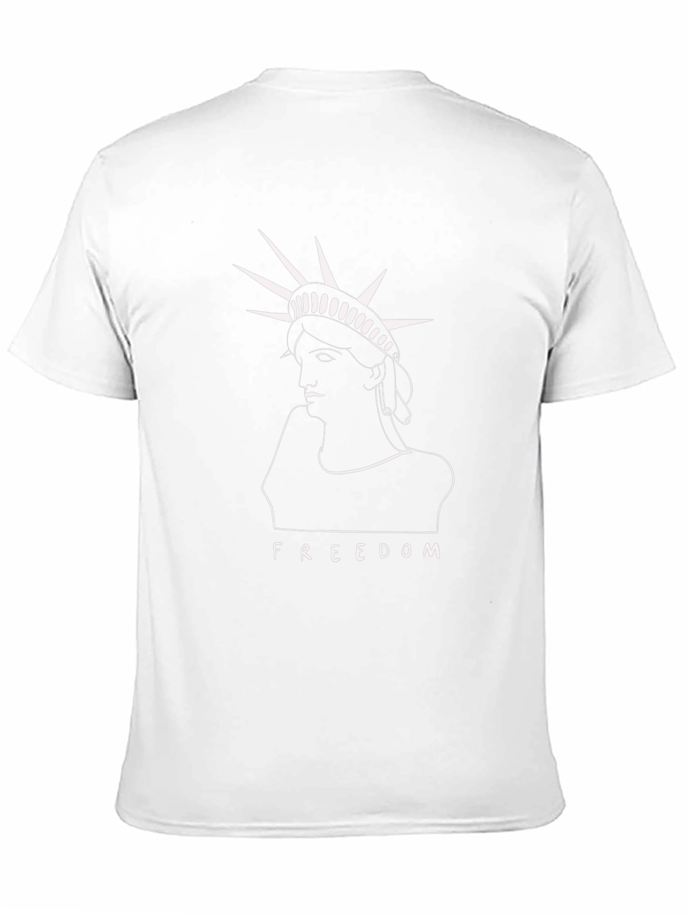 Statue of Liberty Freedom T-Shirt - Black