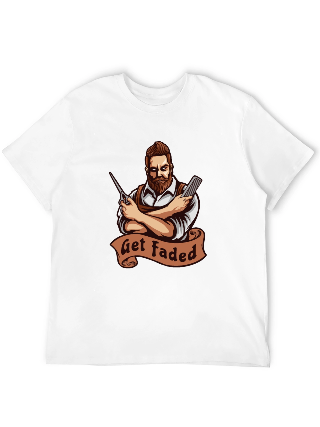 Get Faded Barber Graphic Tee