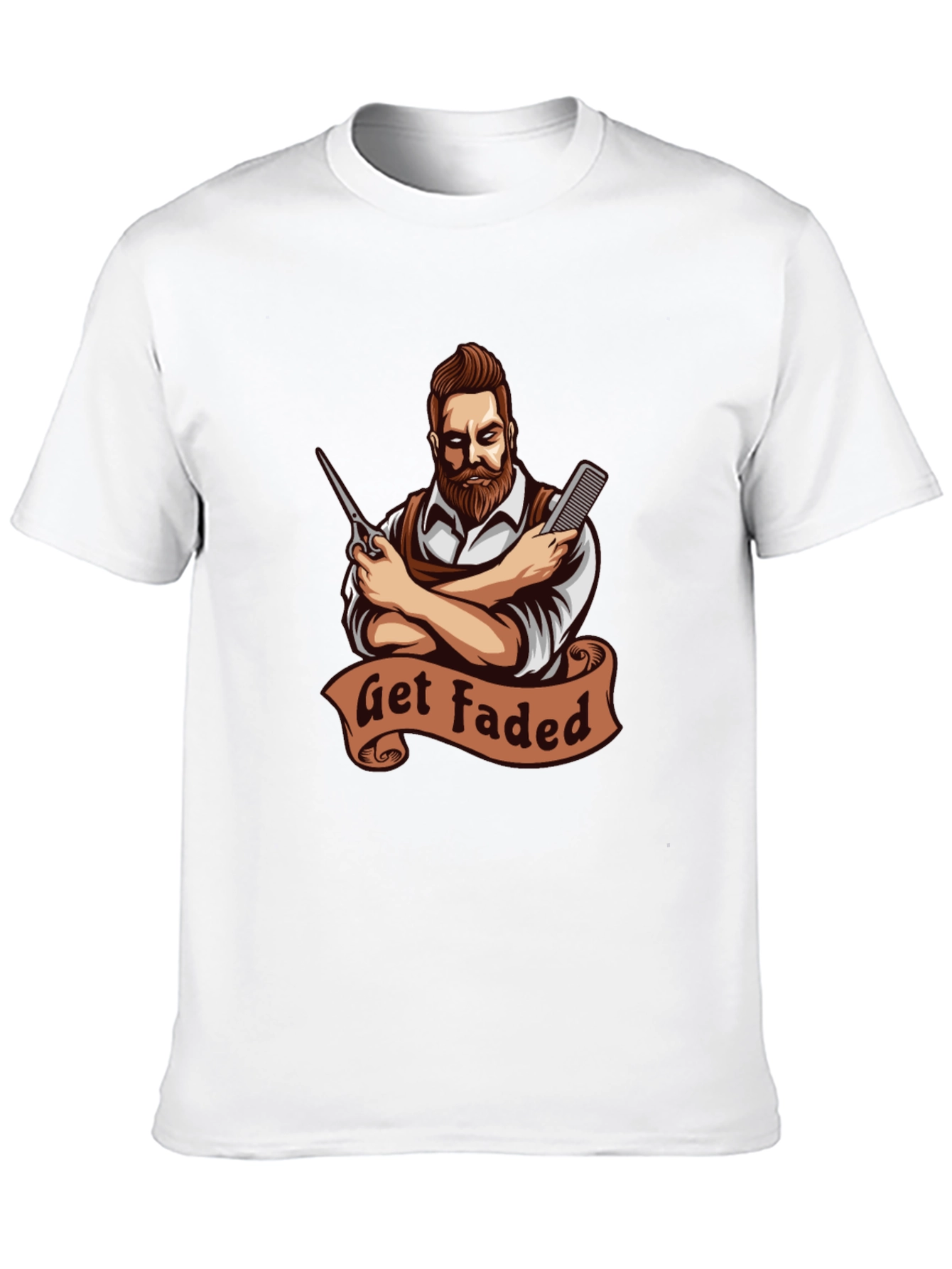 Get Faded Barber Graphic Tee