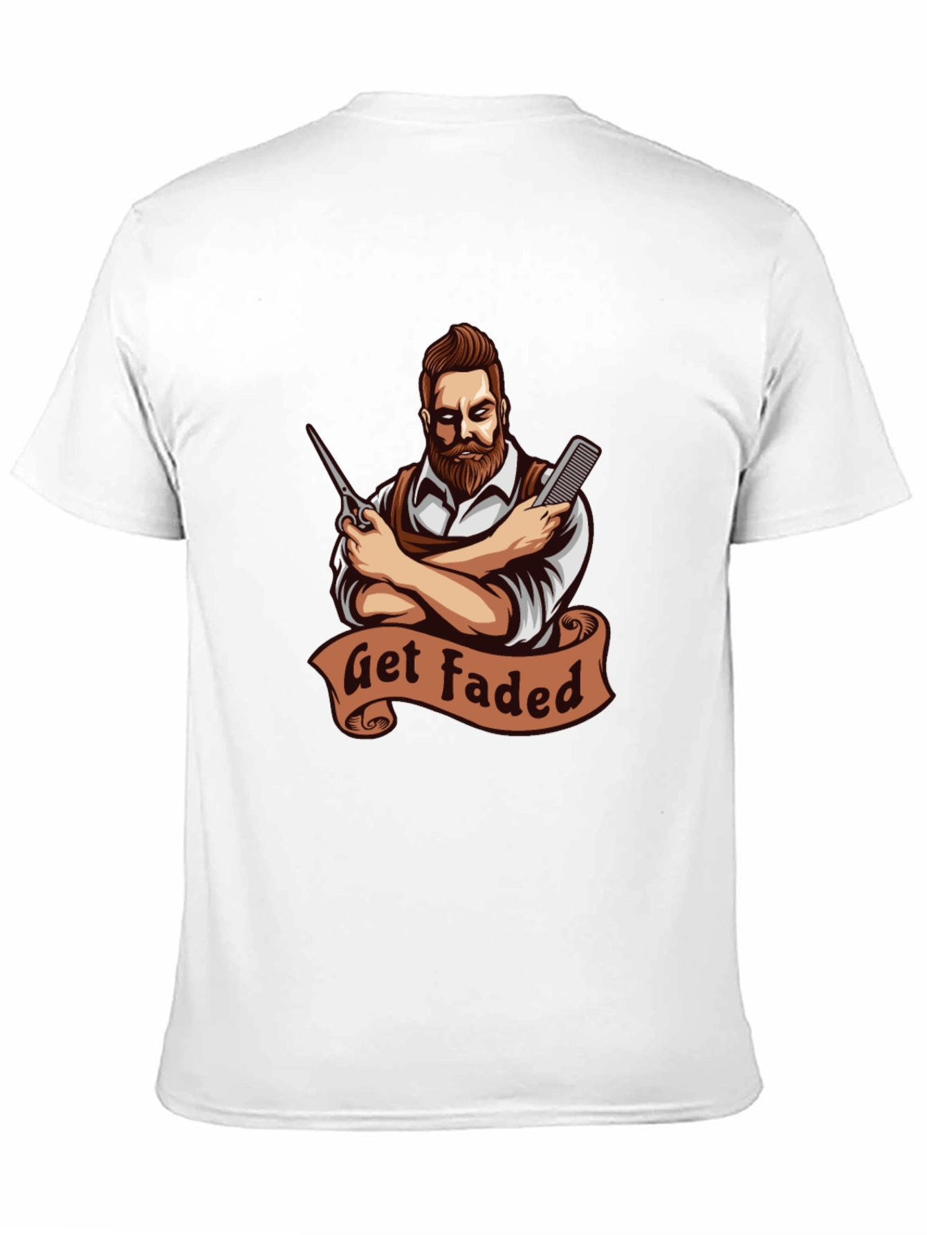 Get Faded Barber Graphic Tee