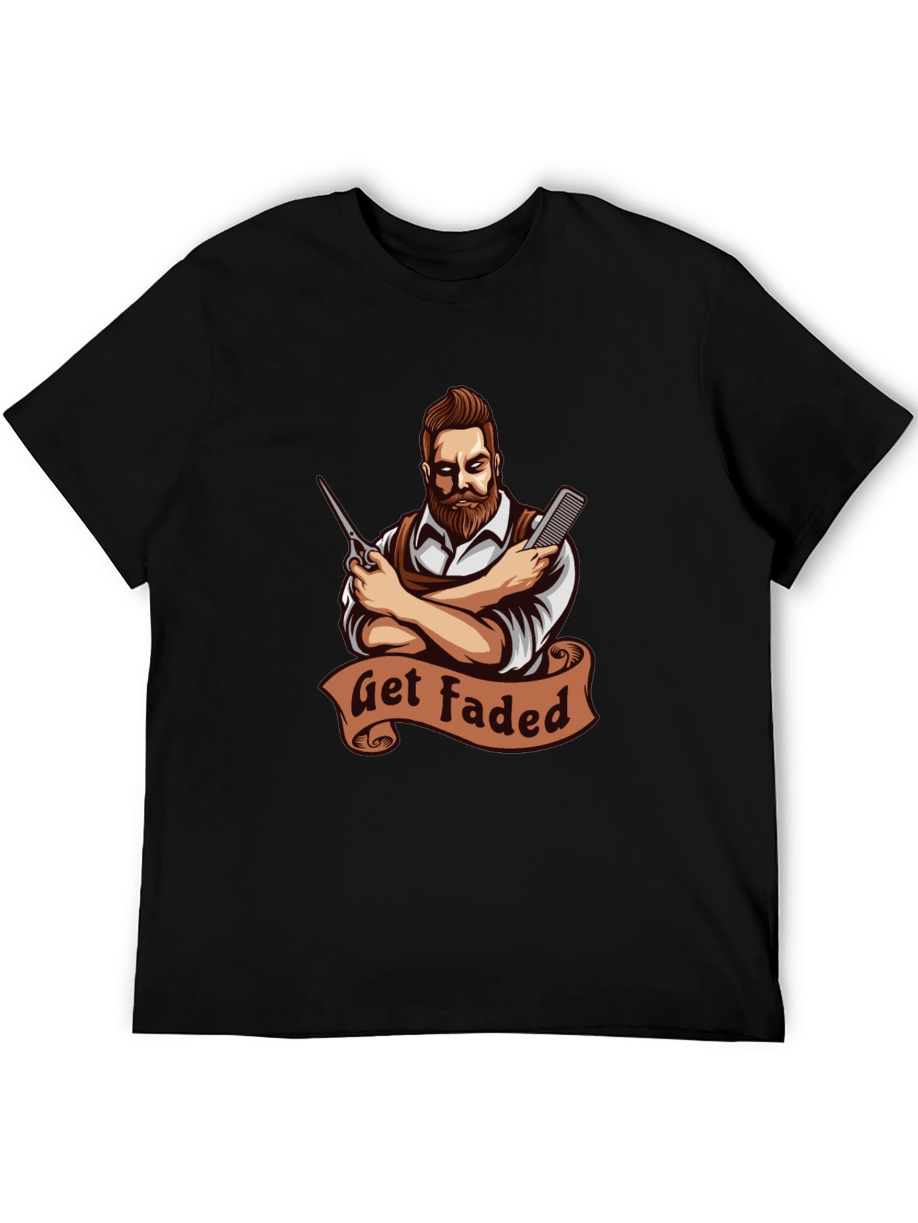 Get Faded Barber Graphic Tee