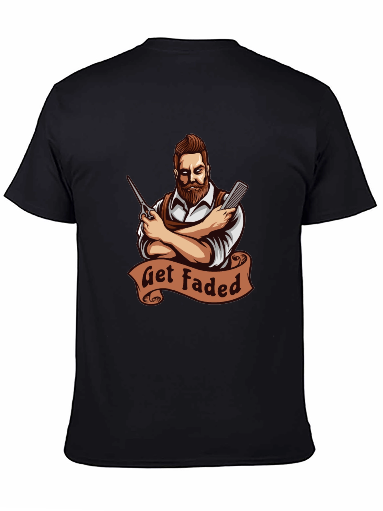 Get Faded Barber Graphic Tee