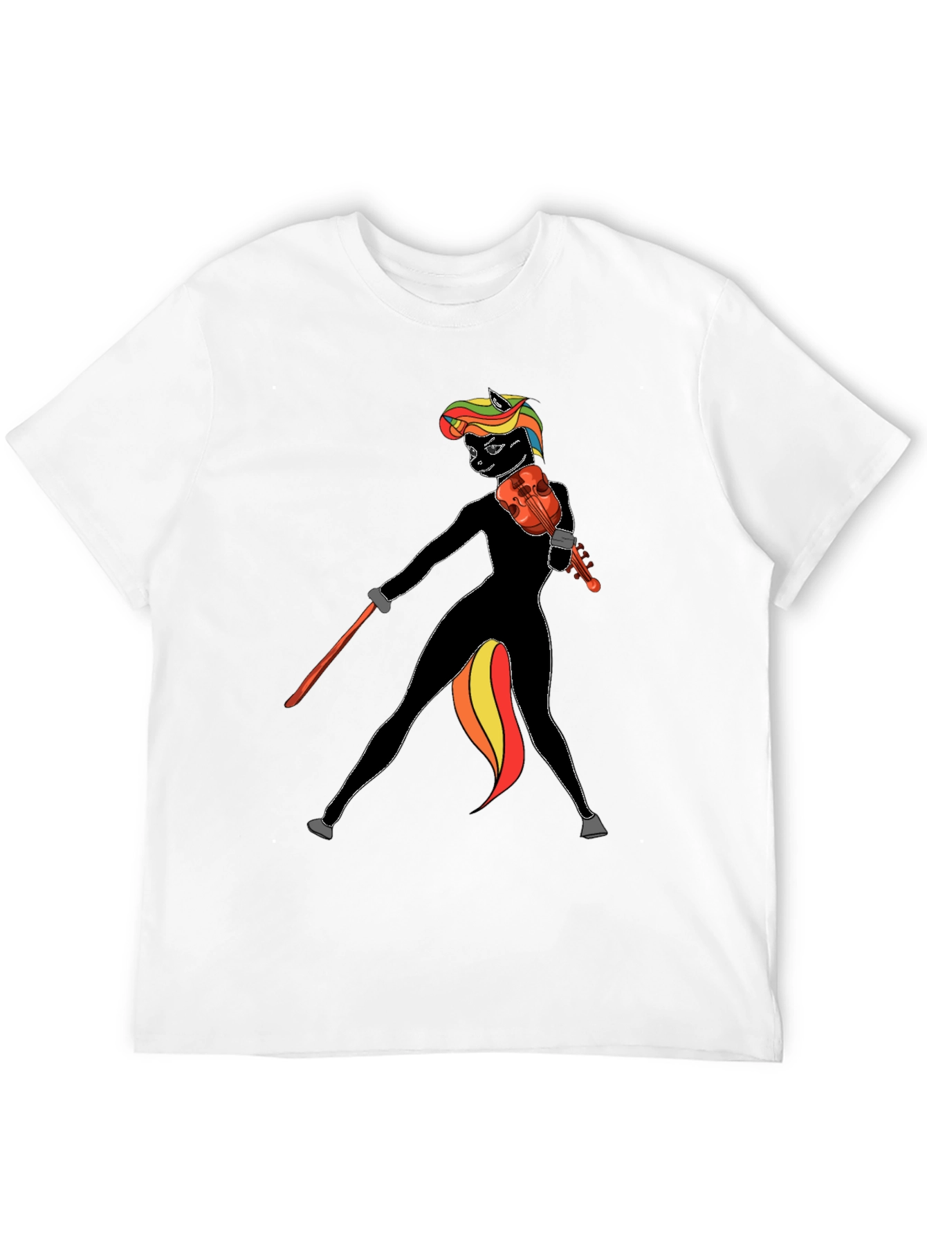 Violin Pony Graphic Tee - Unique Music Lover Shirt