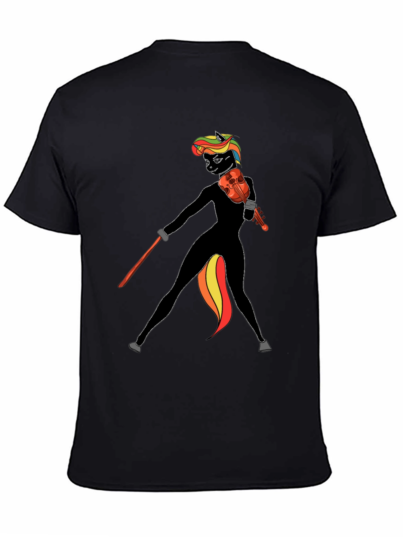 Violin Pony Graphic Tee - Unique Music Lover Shirt