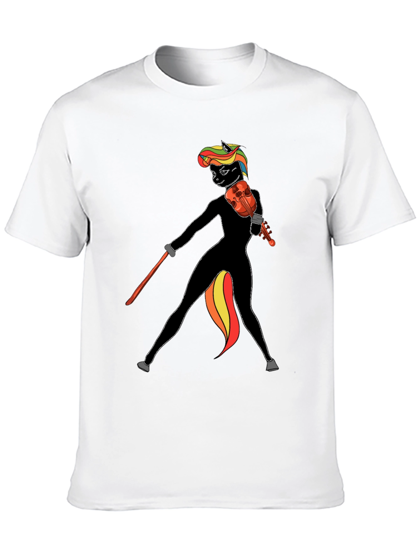 Violin Pony Graphic Tee - Unique Music Lover Shirt