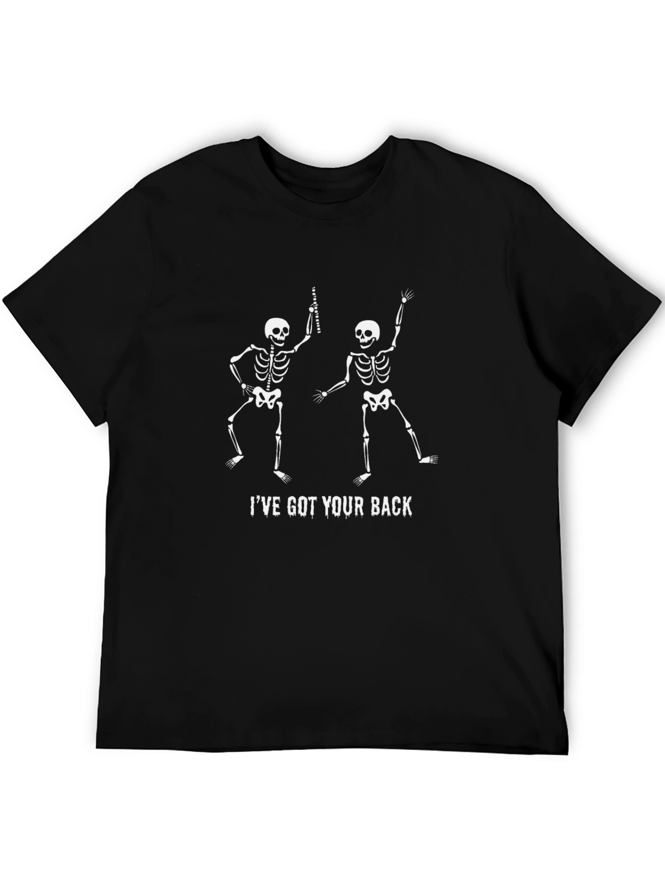 Skeleton Dance Graphic Tee - Ive Got Your Back