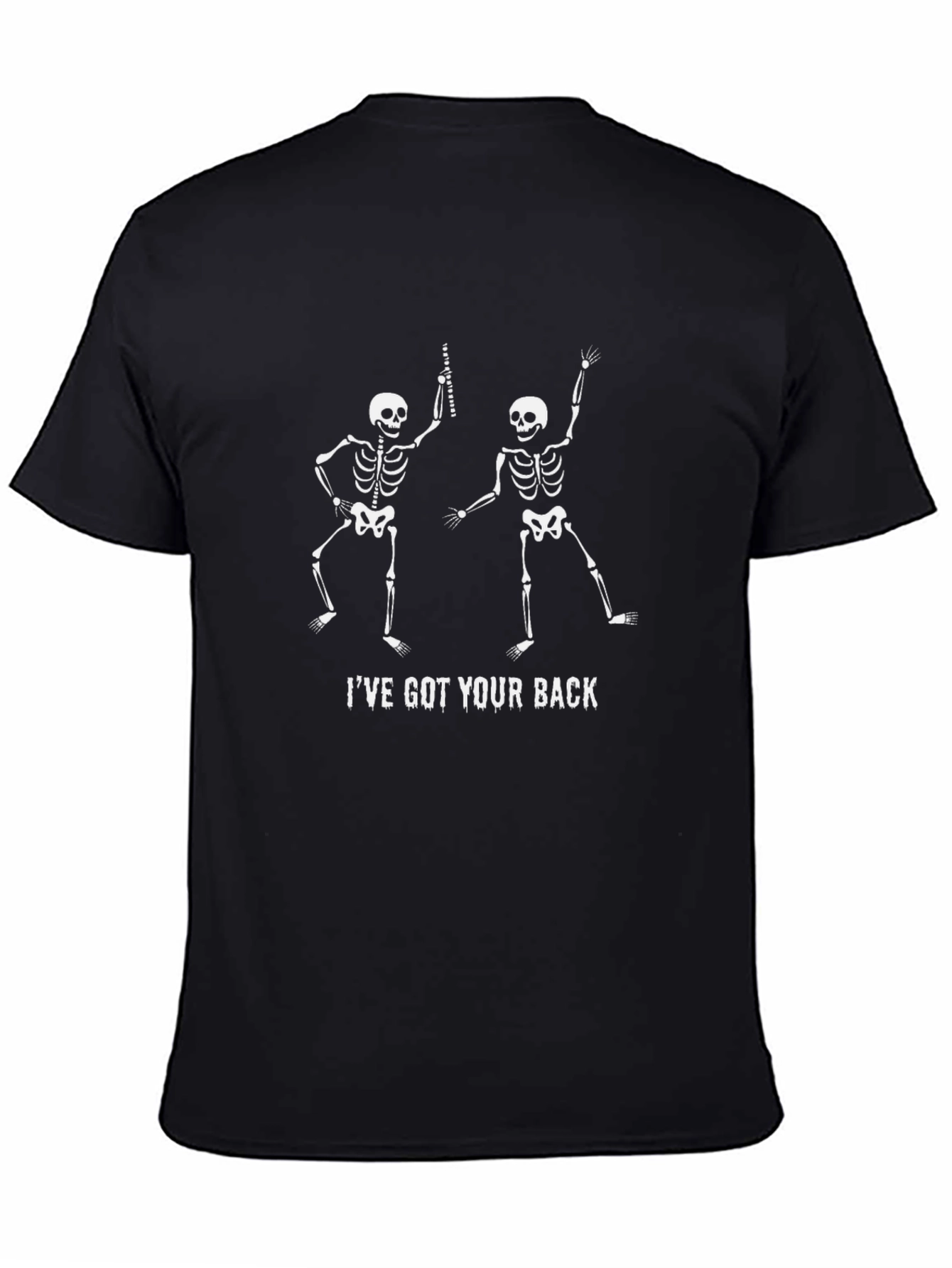 Skeleton Dance Graphic Tee - Ive Got Your Back