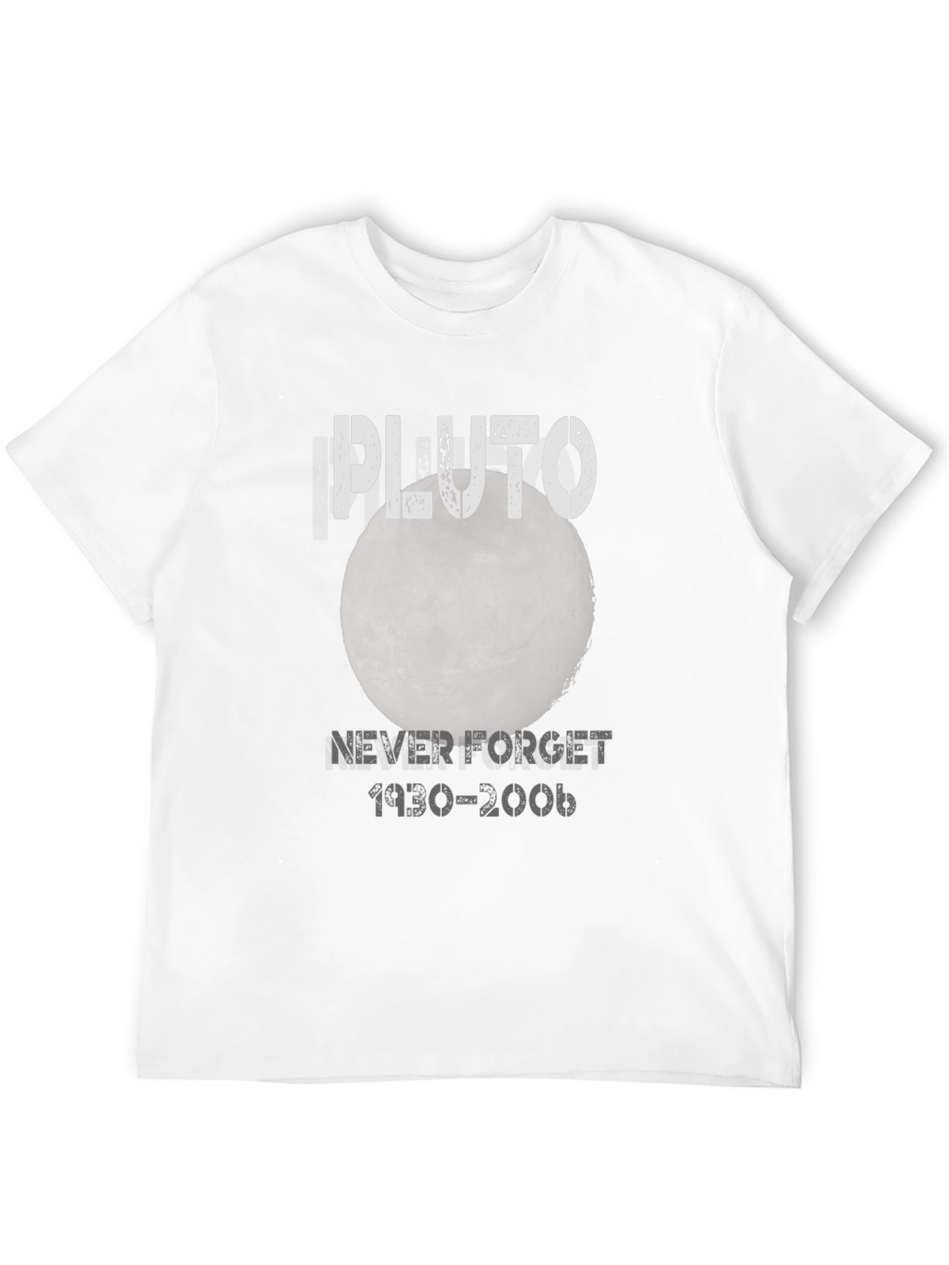 Pluto Never Forget 1930-2006 T-Shirt