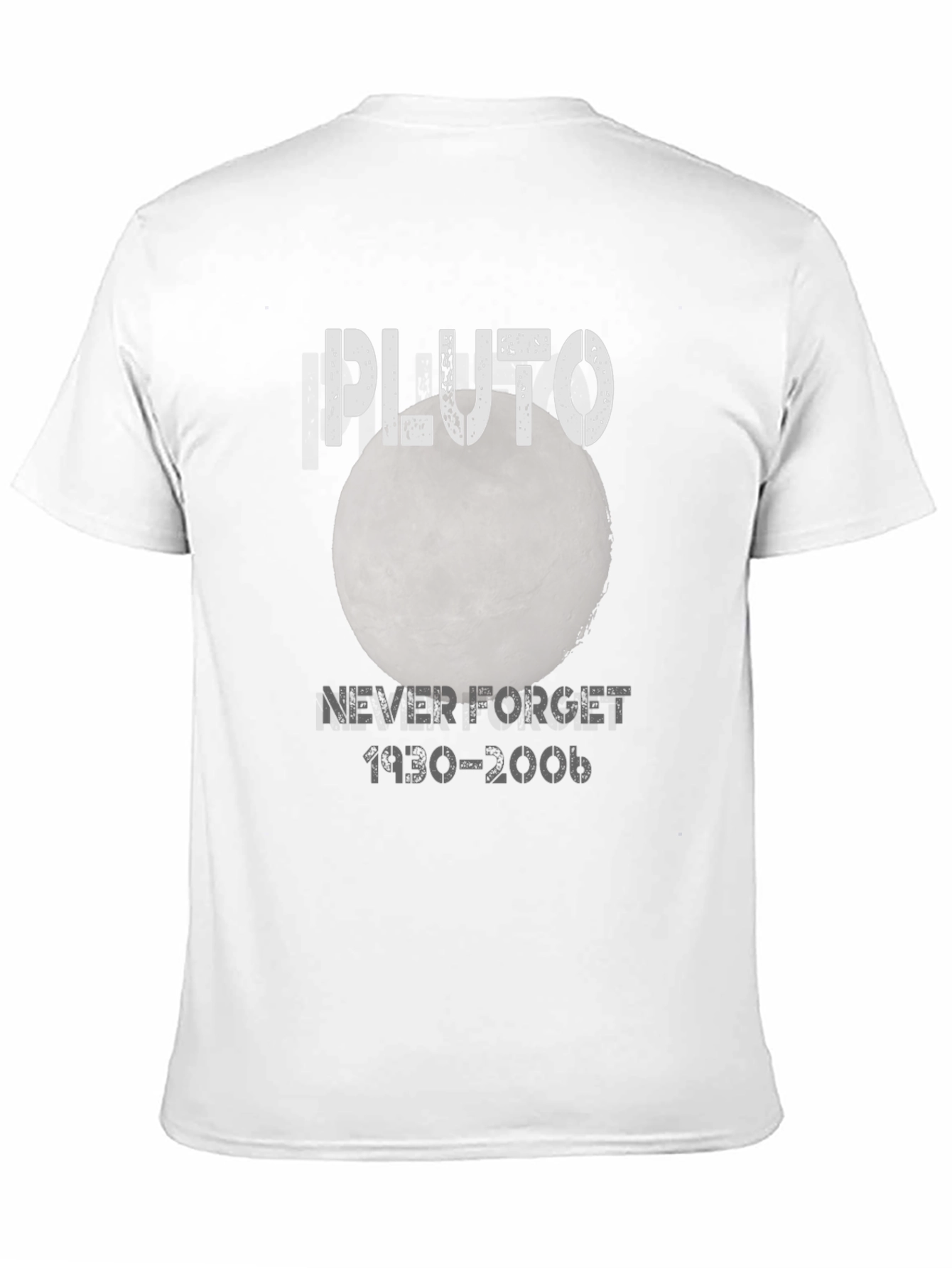 Pluto Never Forget 1930-2006 T-Shirt