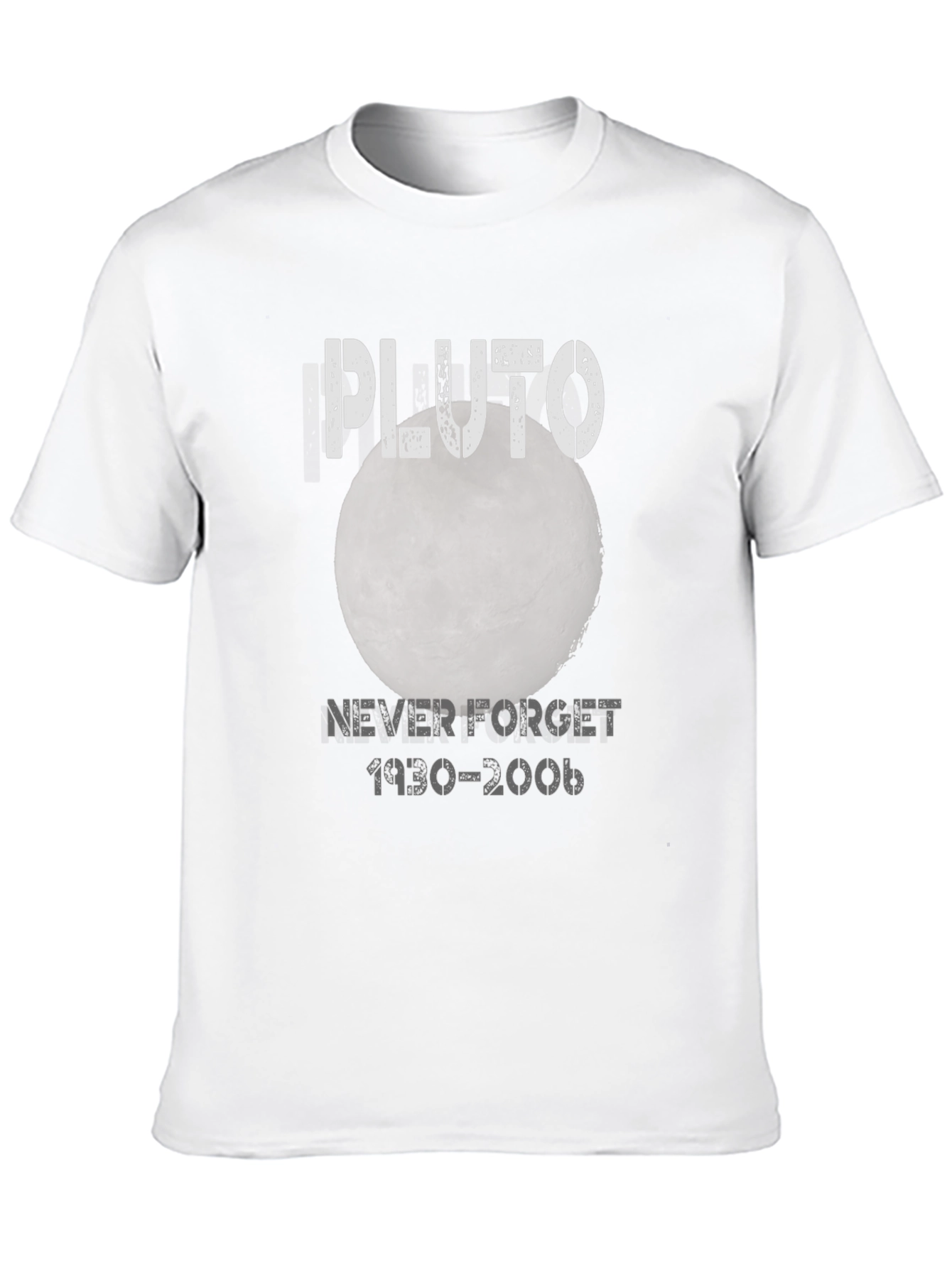 Pluto Never Forget 1930-2006 T-Shirt
