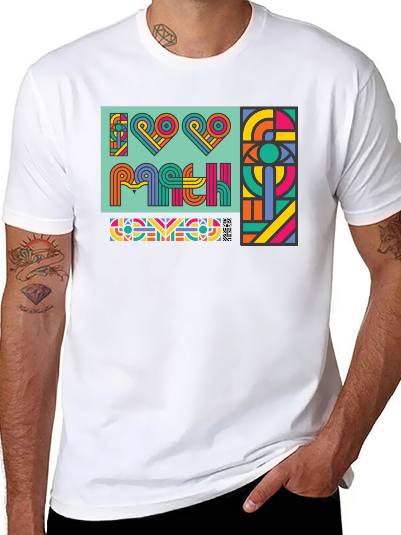 I Love Math Graphic T-Shirt
