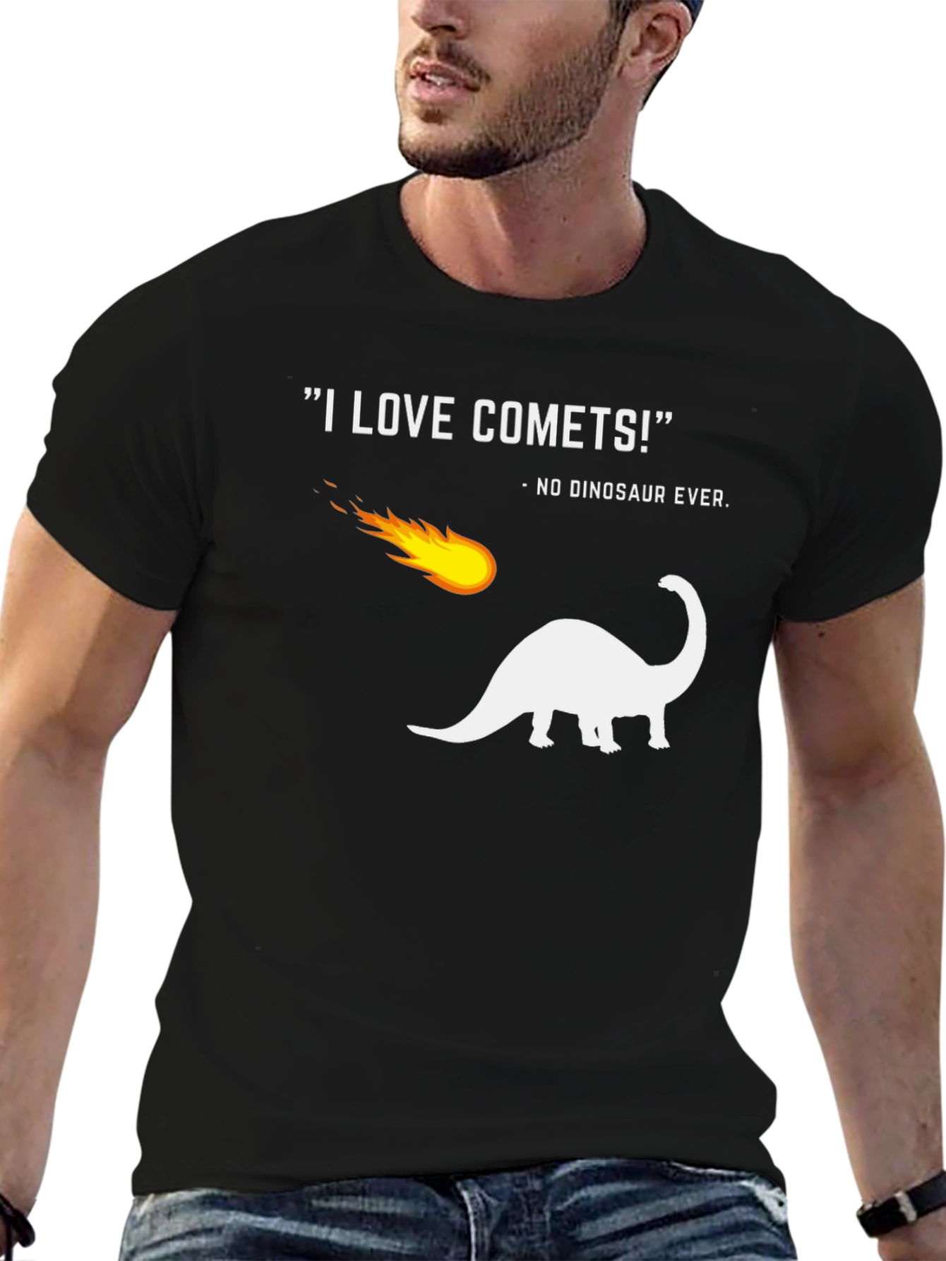 I Love Comets! Dinosaur Graphic Tee