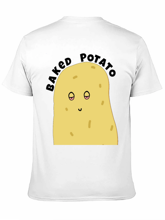 Baked Potato Graphic Tee - Funny Food Shirt