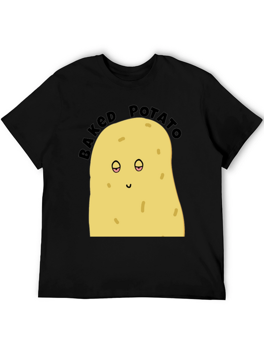Baked Potato Graphic Tee - Funny Food Shirt