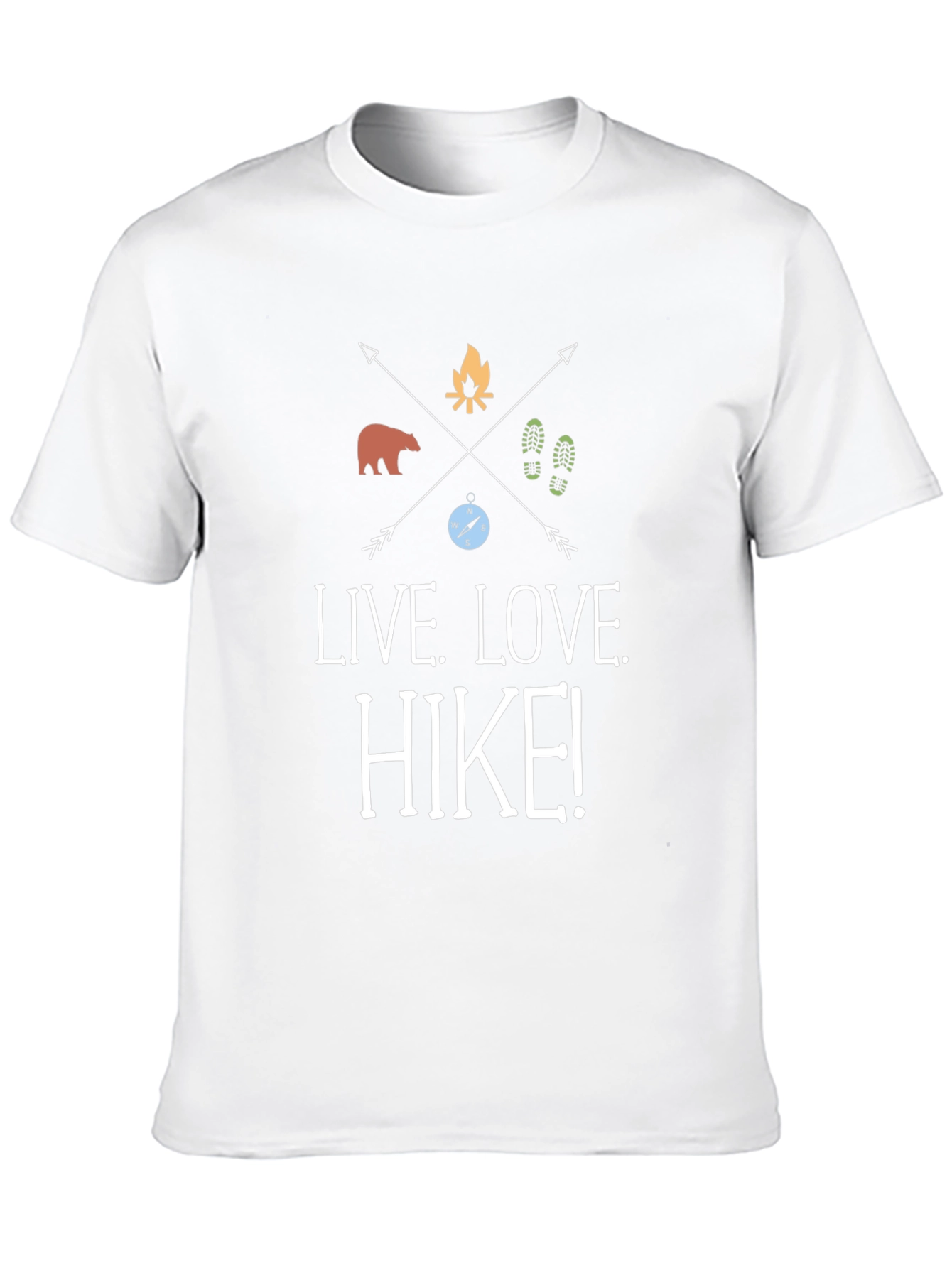 Live Love Hike! Graphic Tee - Adventure T-Shirt