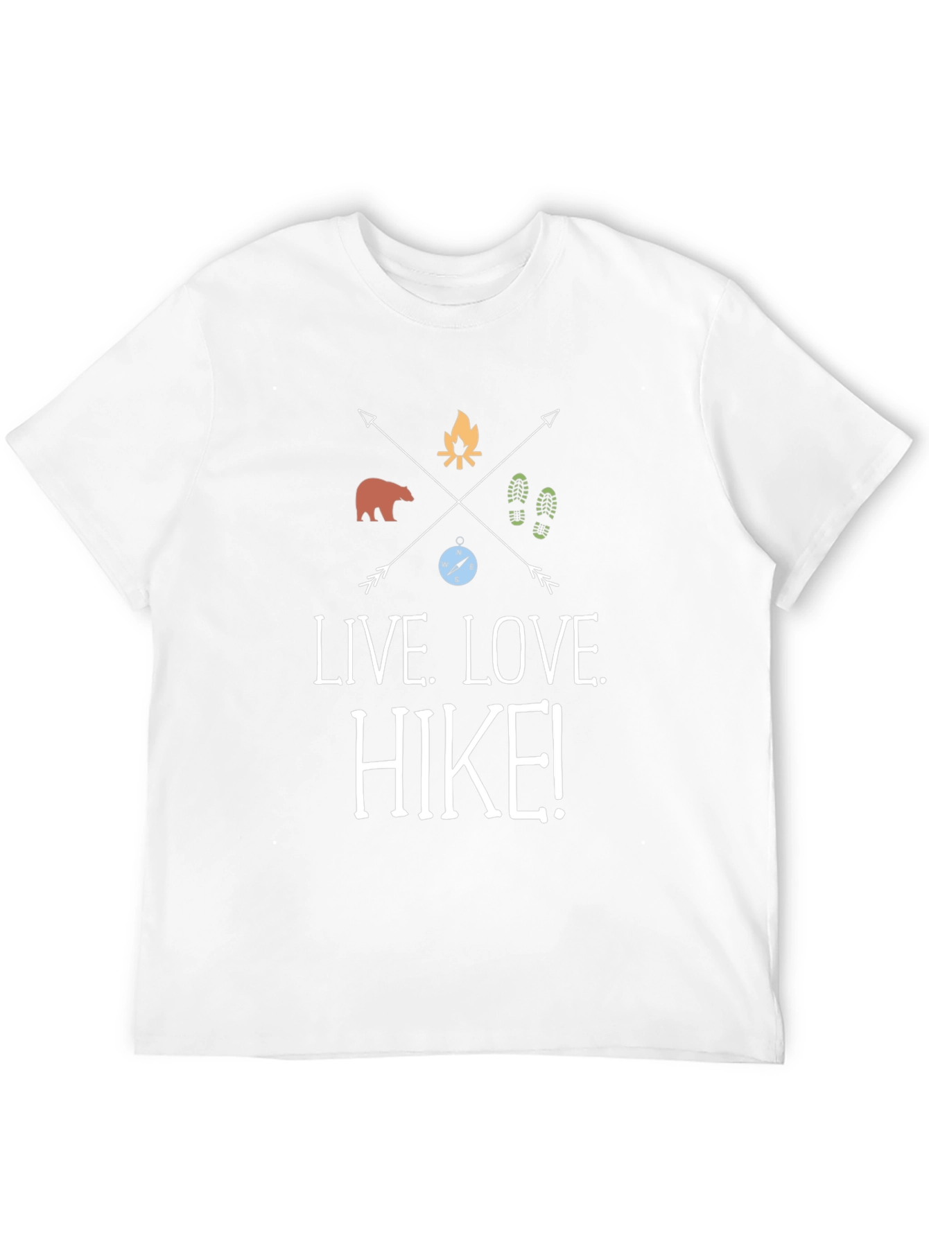 Live Love Hike! Graphic Tee - Adventure T-Shirt