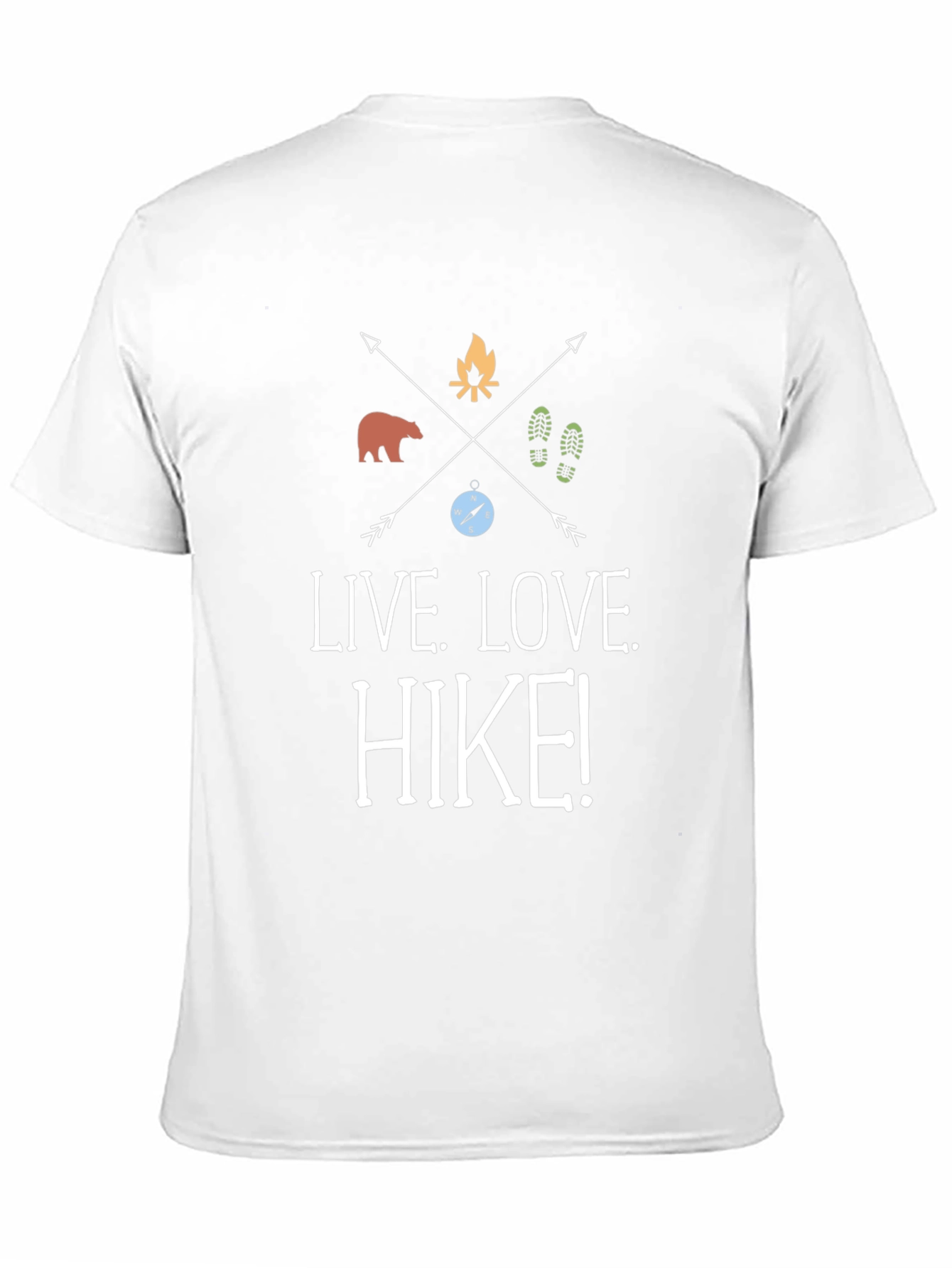 Live Love Hike! Graphic Tee - Adventure T-Shirt
