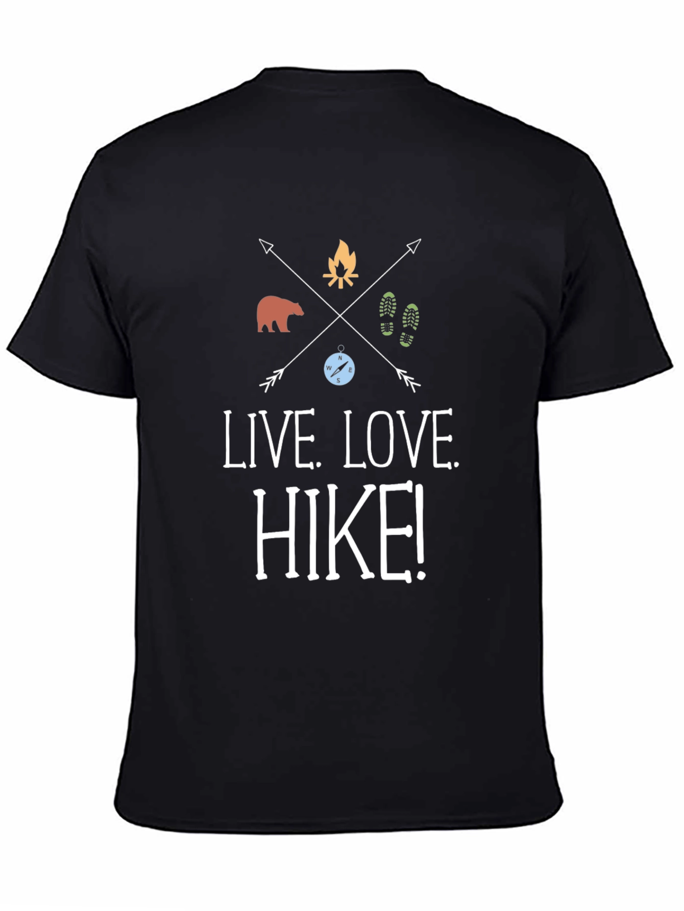 Live Love Hike! Graphic Tee - Adventure T-Shirt