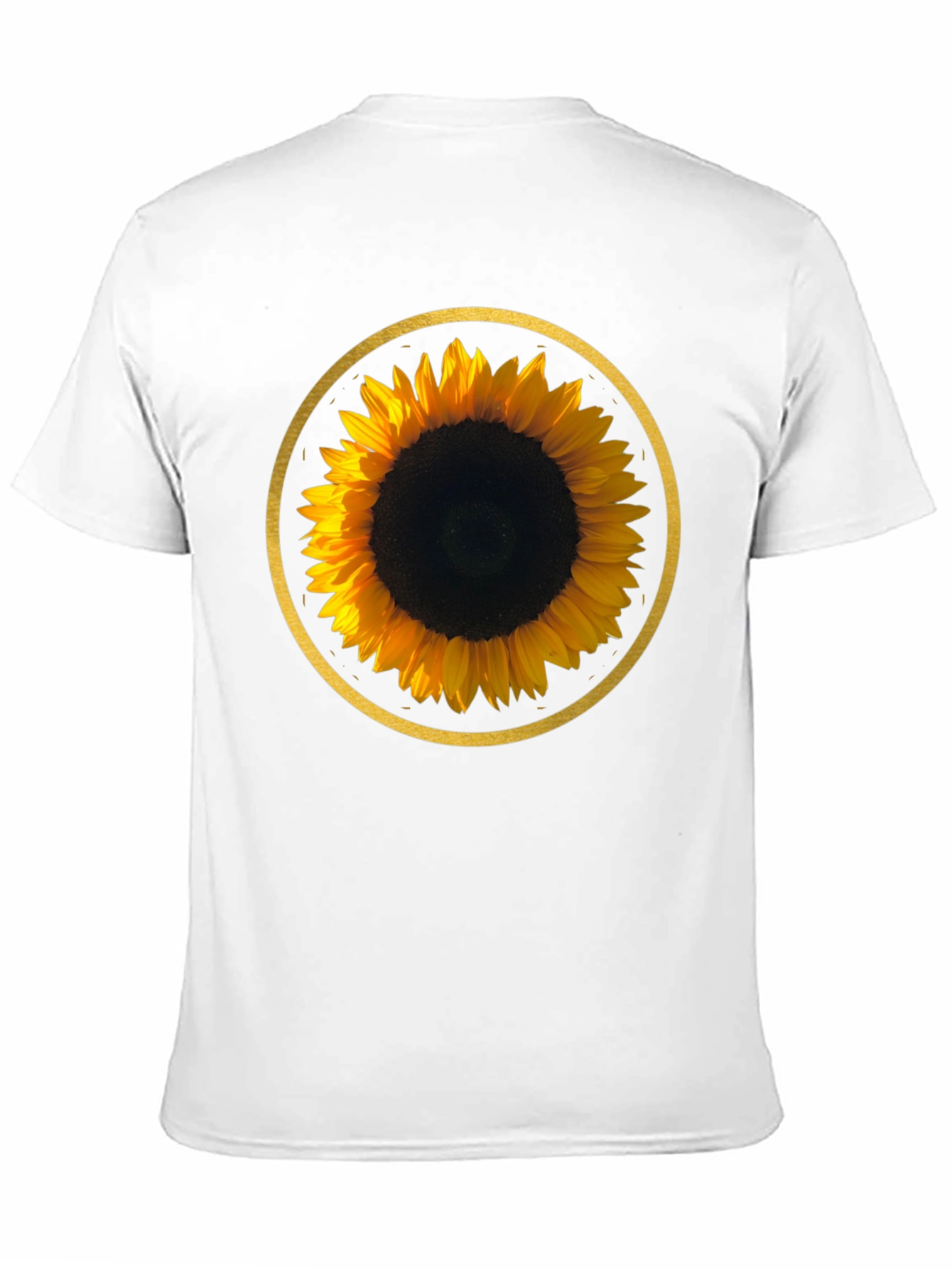 Sunflower Graphic Tee - Round Design