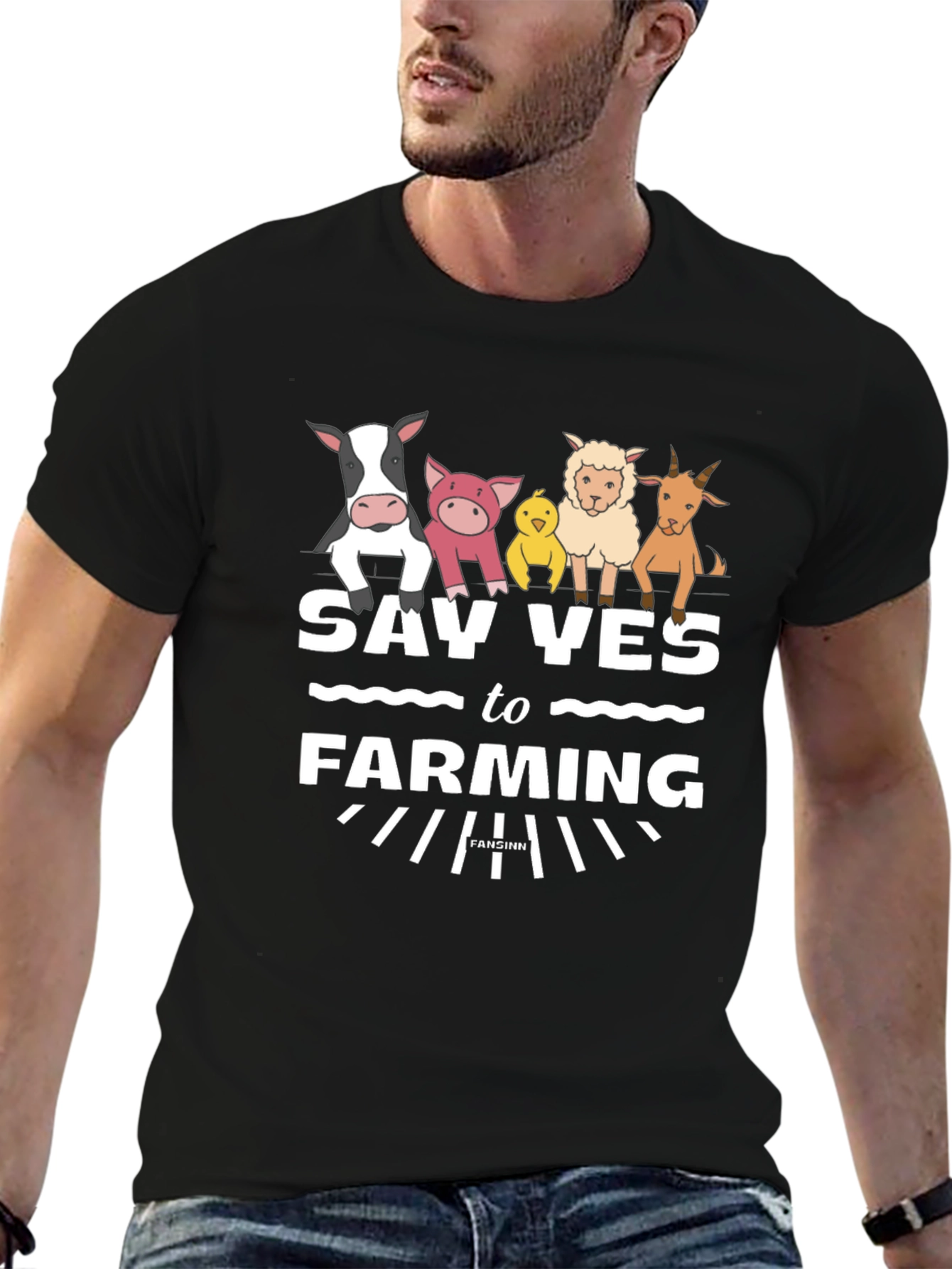 Say Yes to Farming Graphic T-Shirt