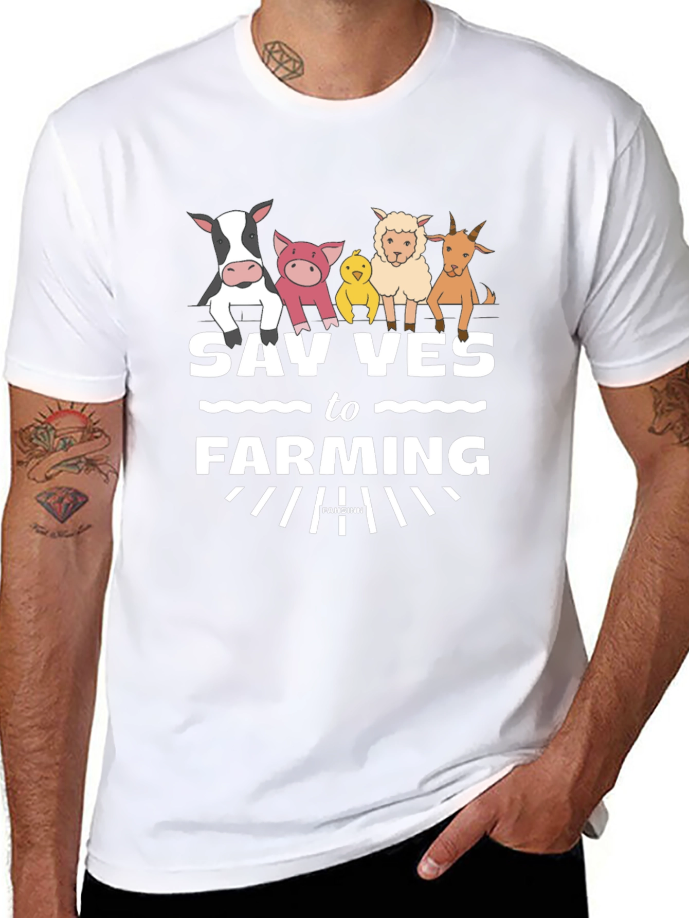 Say Yes to Farming Graphic T-Shirt