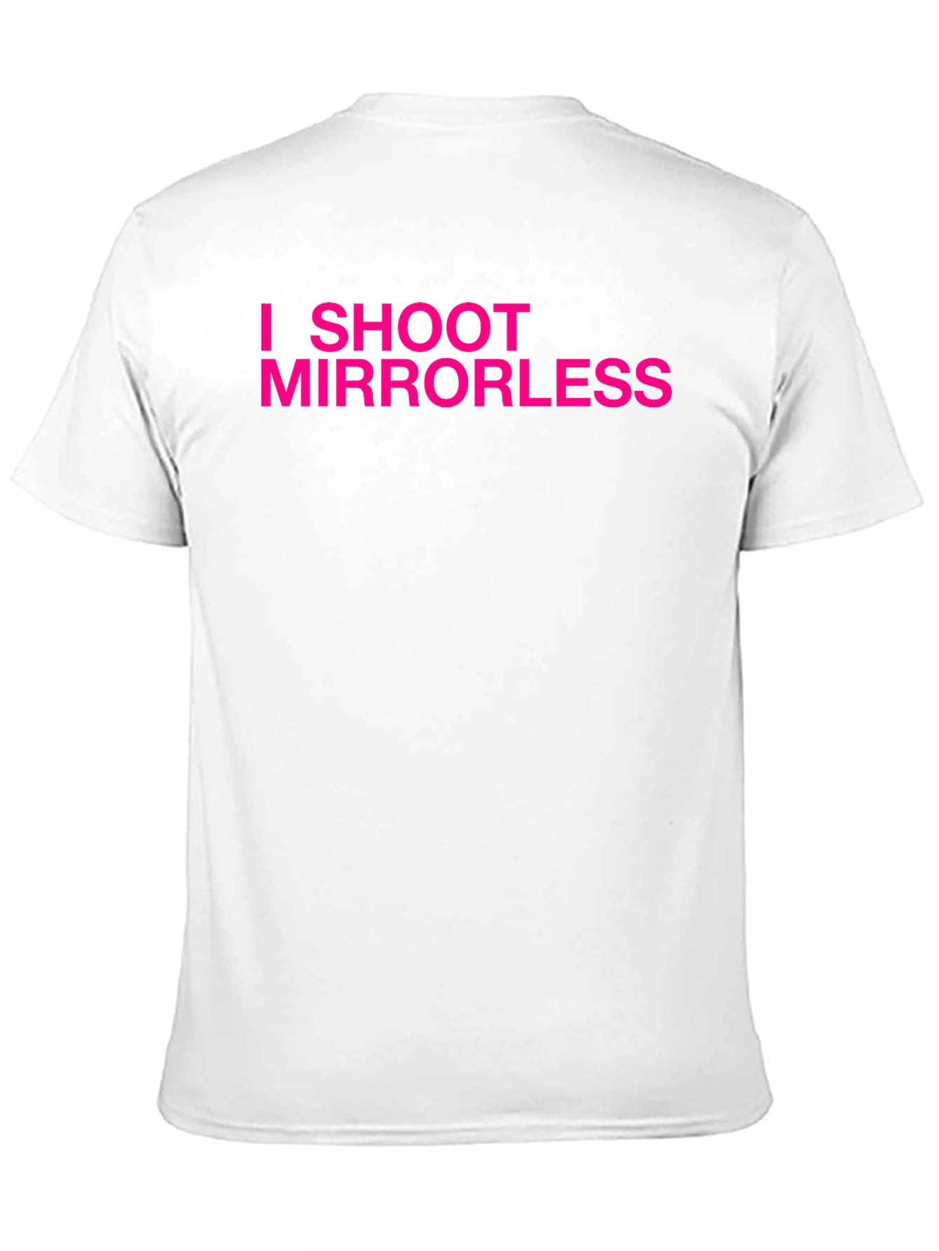 I Shoot Mirrorless T-Shirt - Photographer Apparel