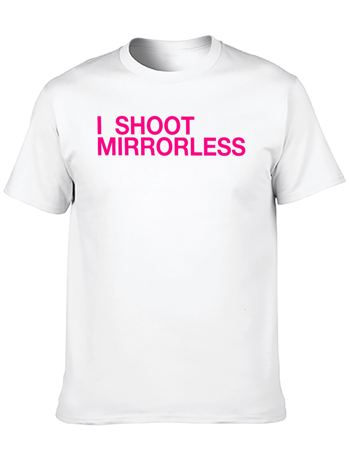 I Shoot Mirrorless T-Shirt - Photographer Apparel