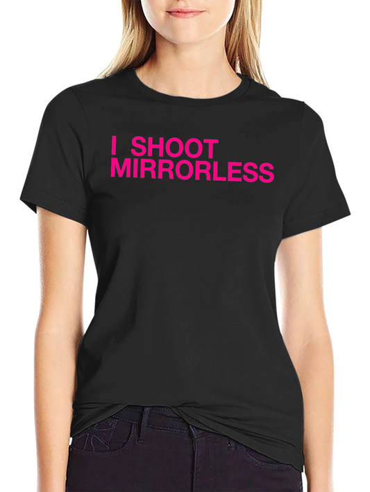 I Shoot Mirrorless T-Shirt - Photographer Apparel