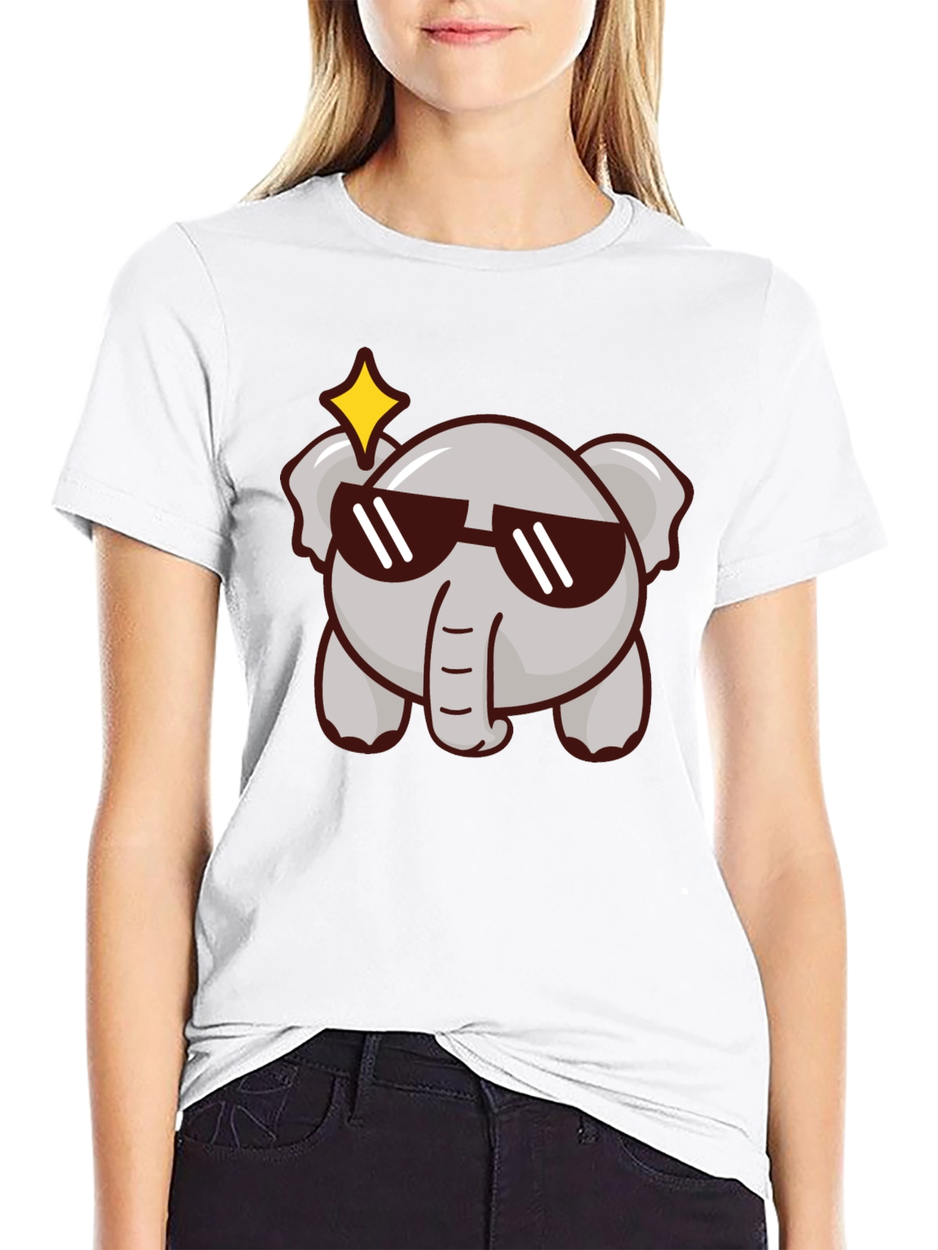 Cool Elephant Graphic Tee