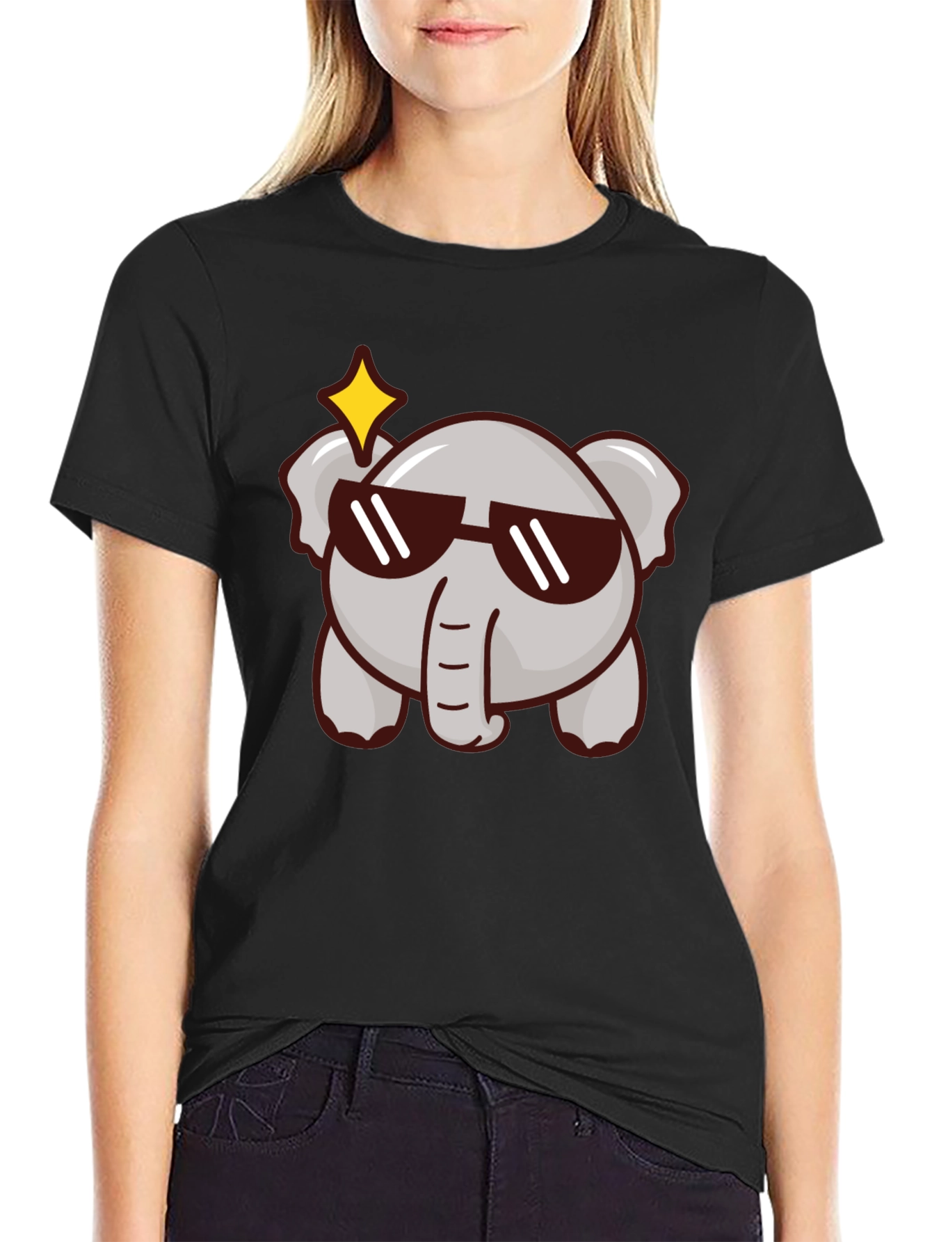 Cool Elephant Graphic Tee
