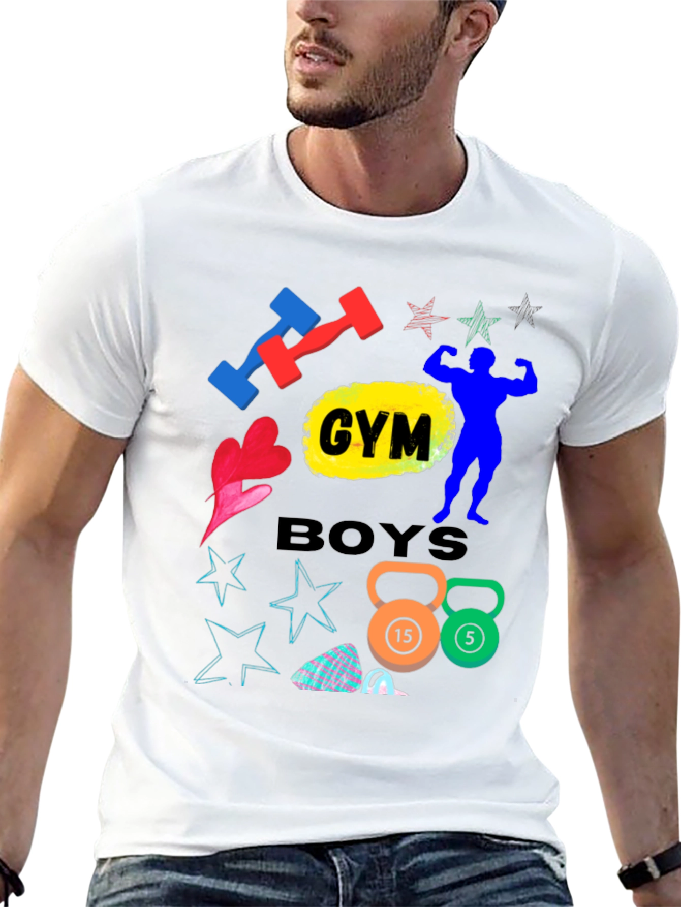 Gym Boys Graphic T-Shirt - Workout Apparel